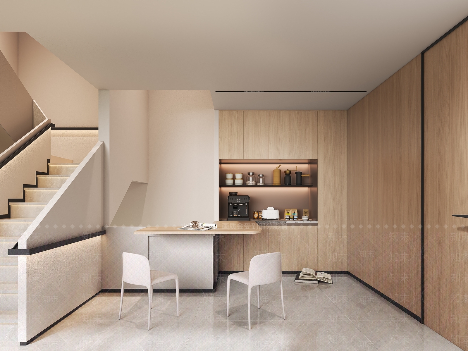 现代公寓餐厅3D模型下载【ID:1156330352】
