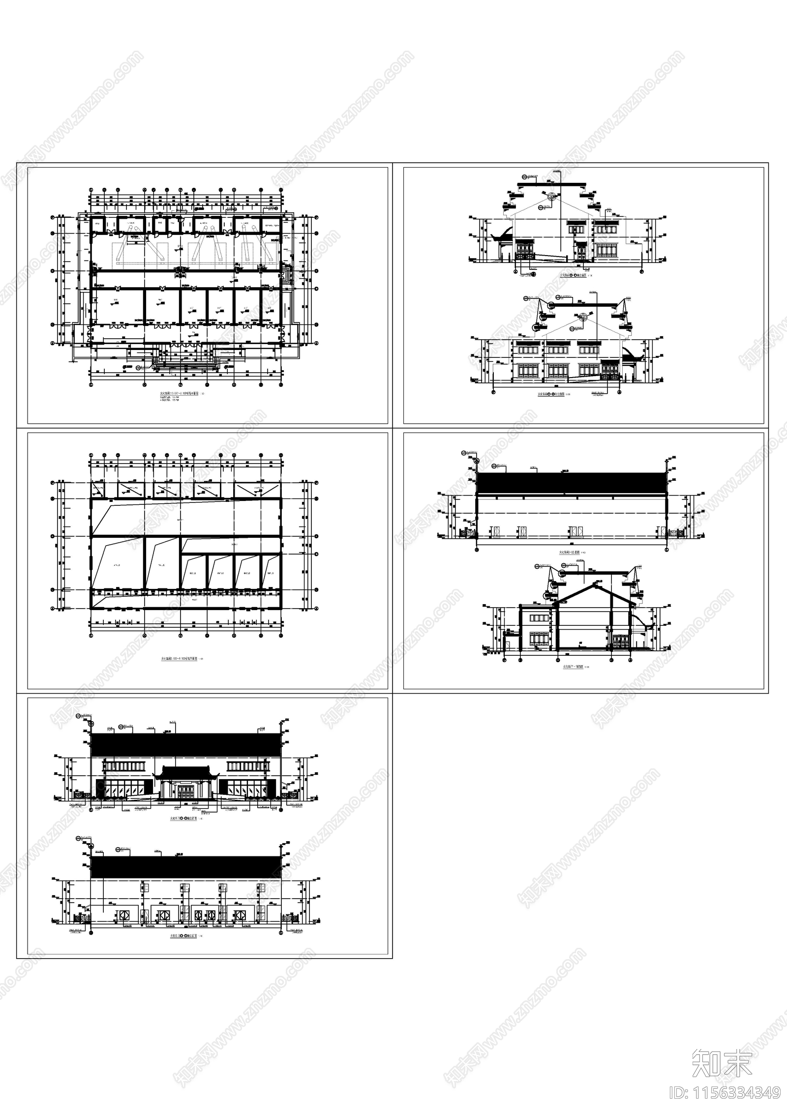 殡仪馆火化车间建筑图cad施工图下载【ID:1156334349】