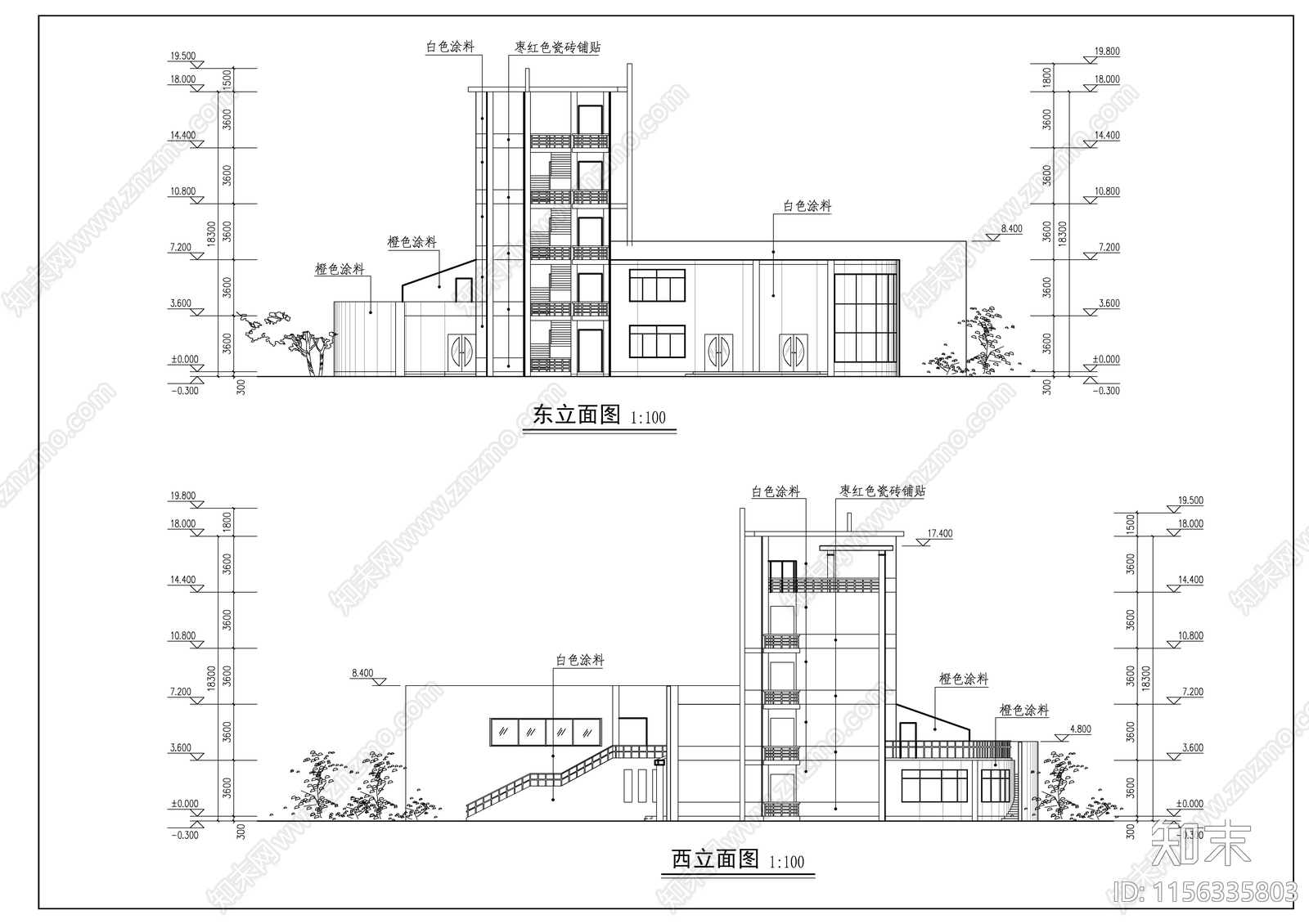 某殡仪馆建筑图cad施工图下载【ID:1156335803】