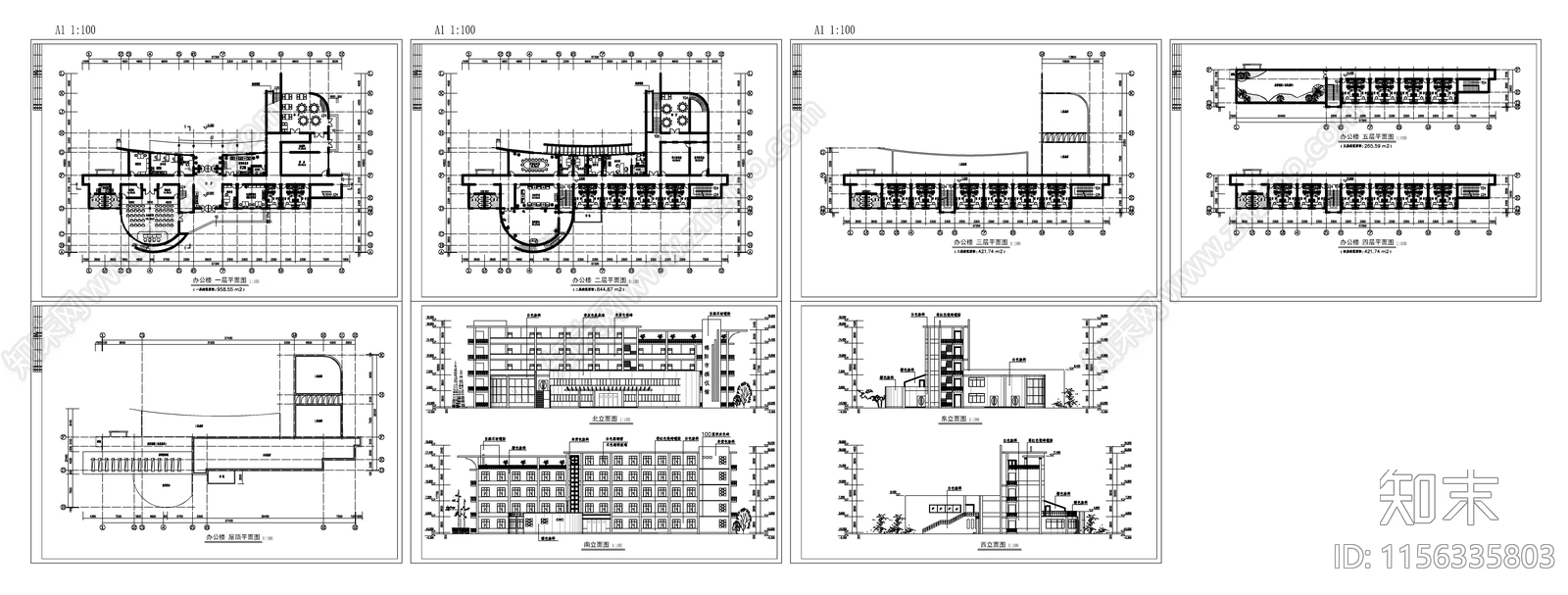 某殡仪馆建筑图cad施工图下载【ID:1156335803】