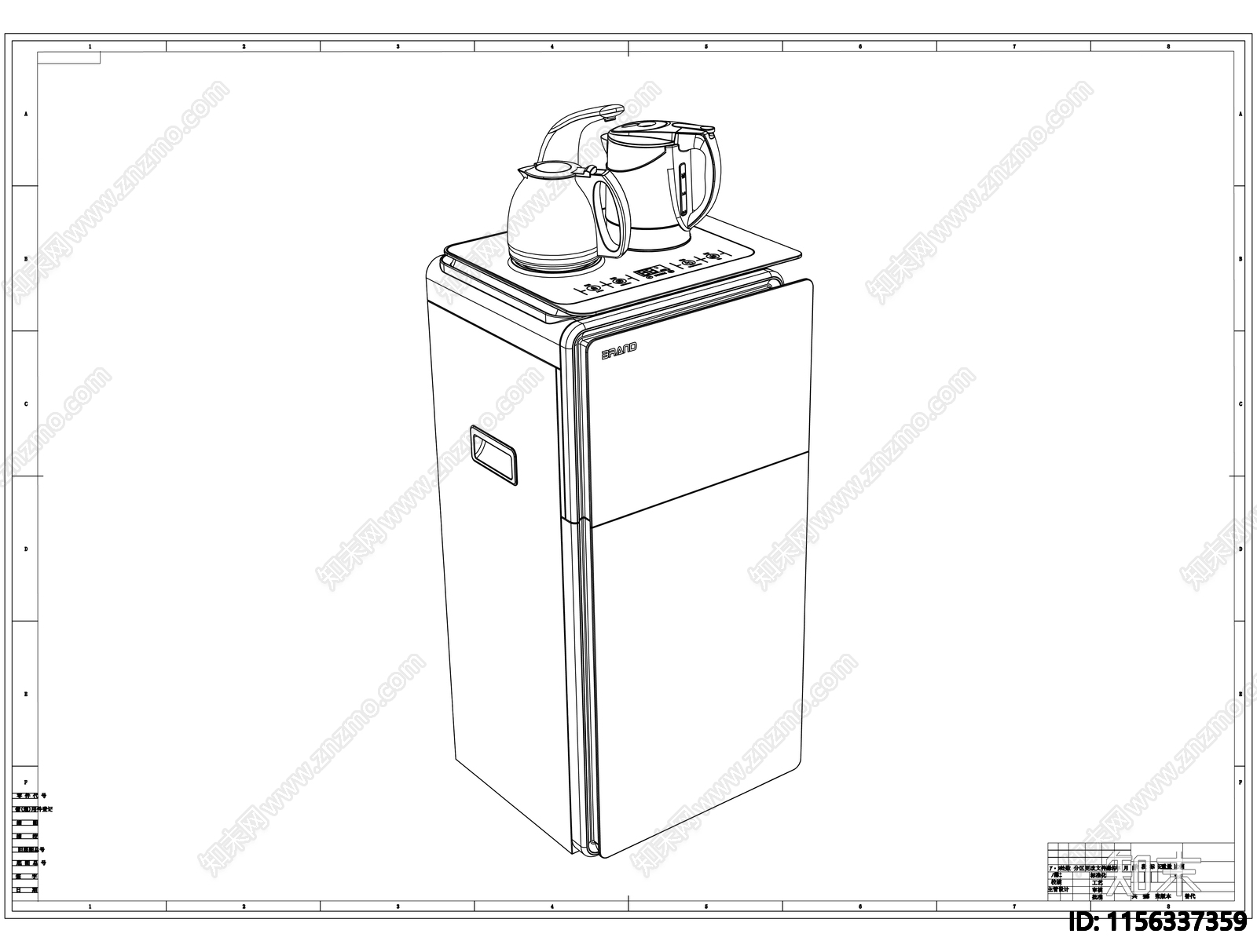 饮水机制作图施工图下载【ID:1156337359】