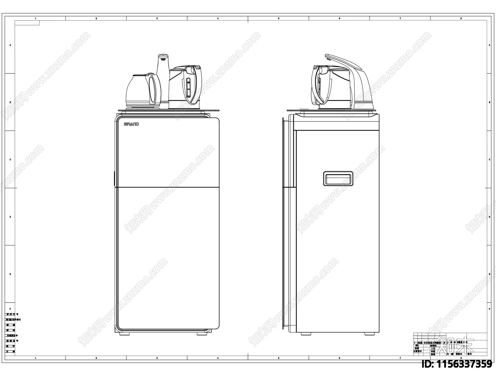 饮水机制作图施工图下载【ID:1156337359】