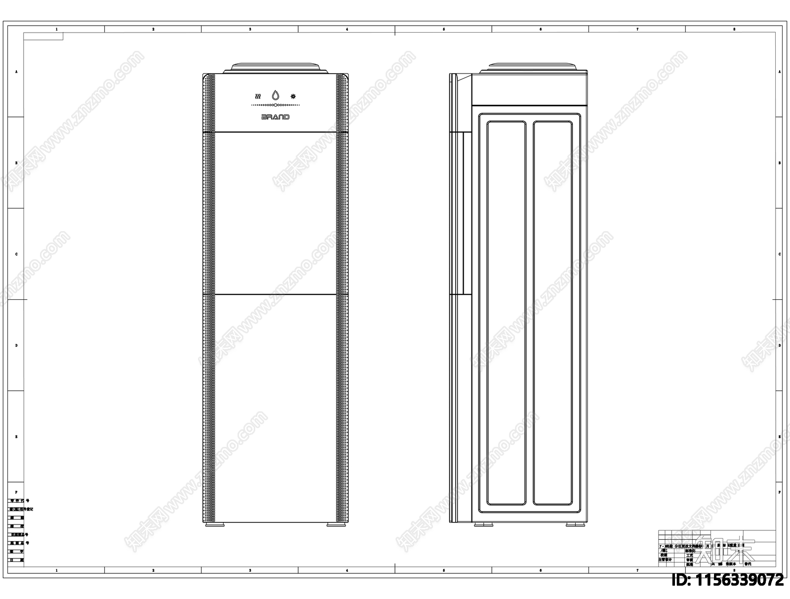 饮水机制作图cad施工图下载【ID:1156339072】