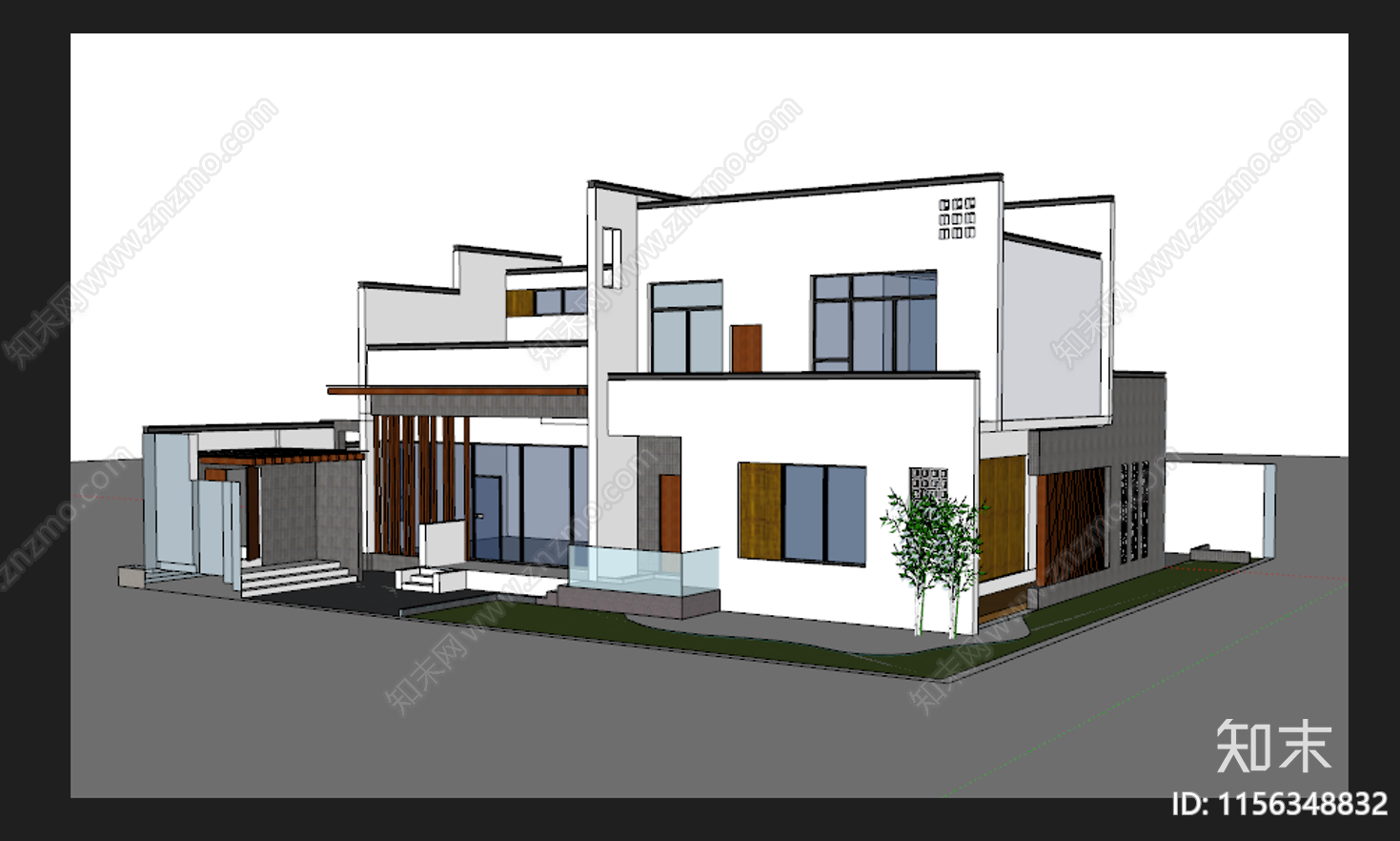 新中式民宿别墅施工图下载【ID:1156348832】