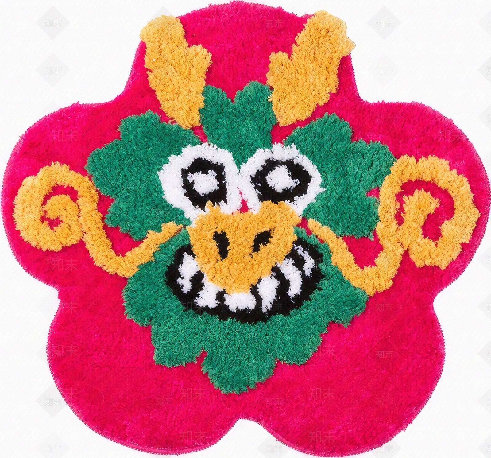 圆形异形儿童房卧室小地毯贴图下载【ID:1156353255】