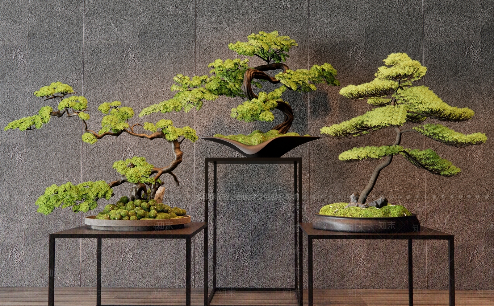 松树盆景SU模型下载【ID:1156354529】