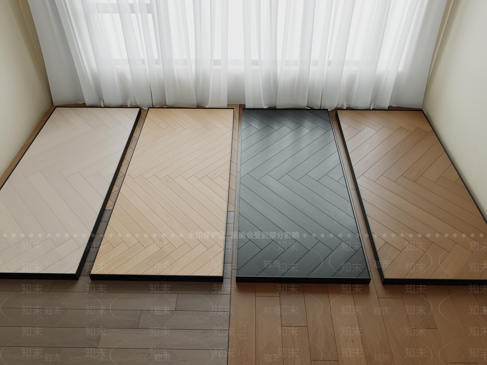 现代木地板SU模型下载【ID:1156357331】