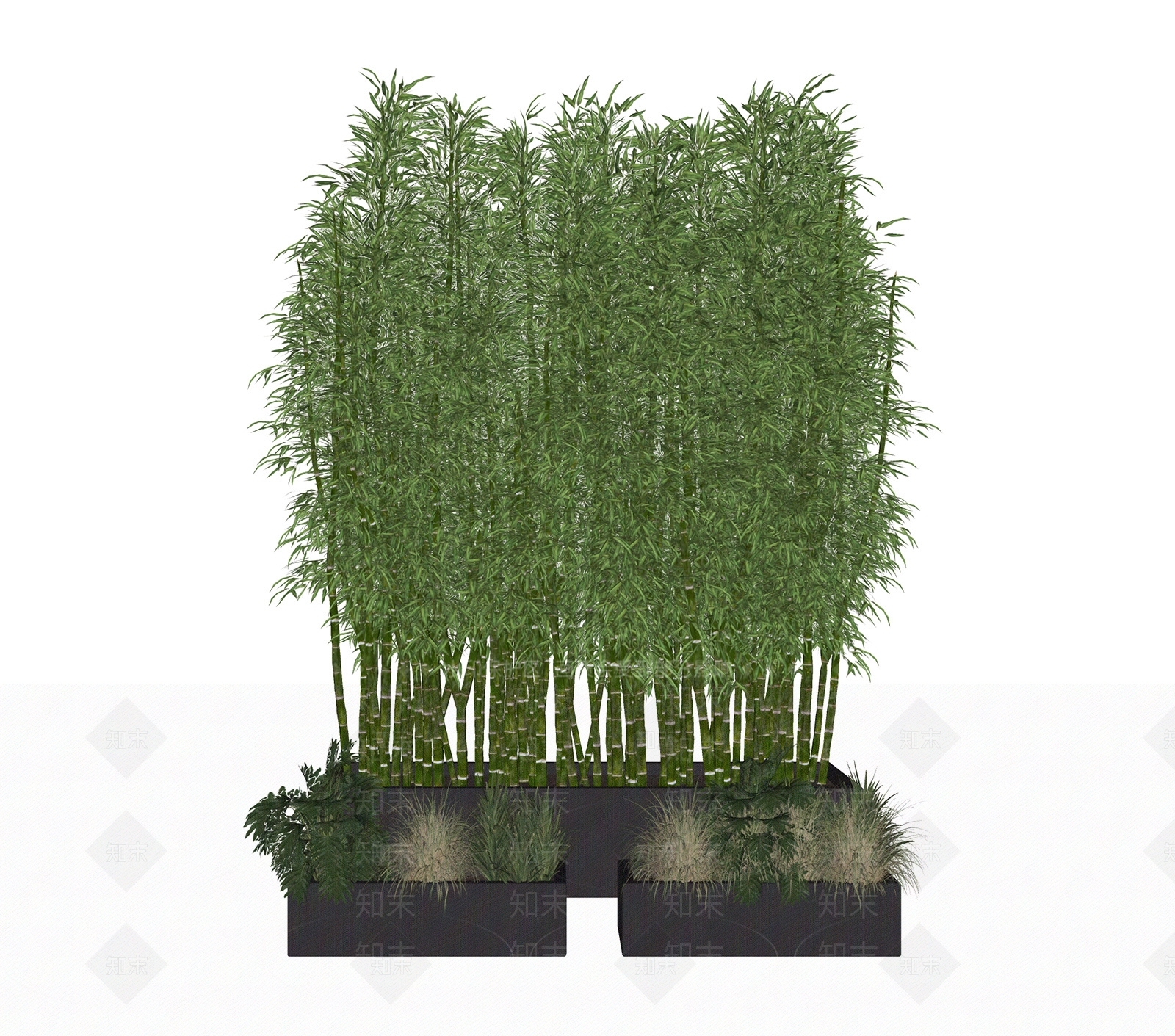 竹子SU模型下载【ID:1156359002】
