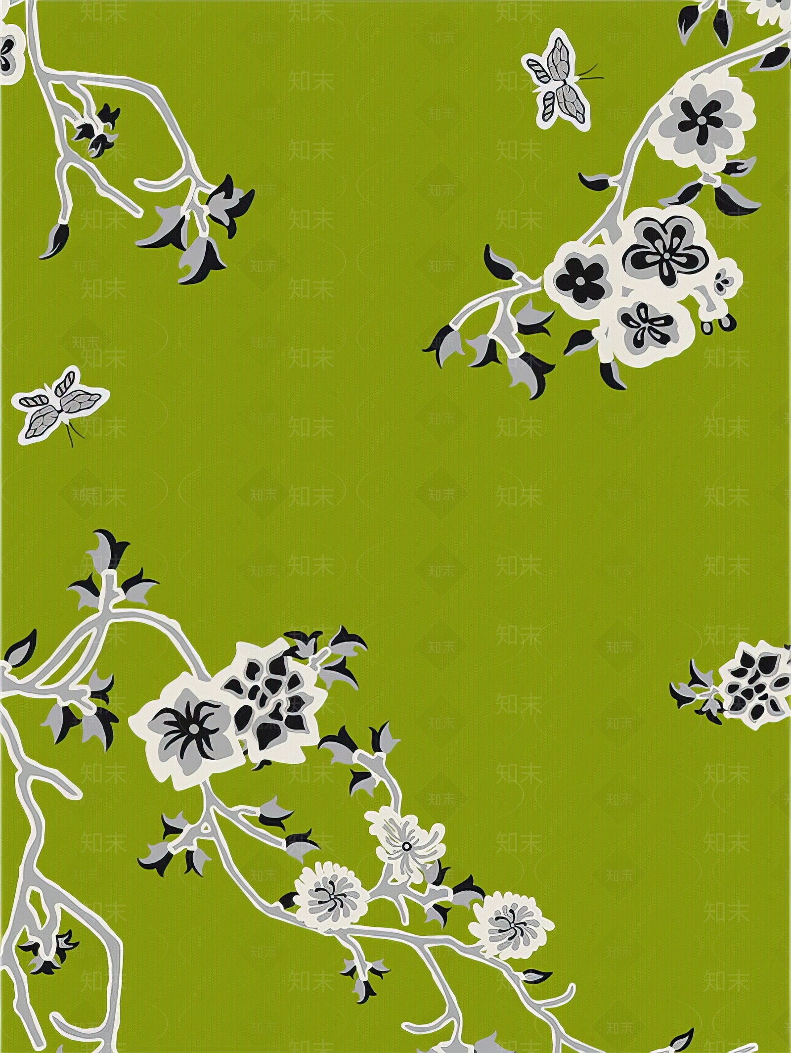 中国风地毯客厅竹子贴图下载【ID:1156359555】