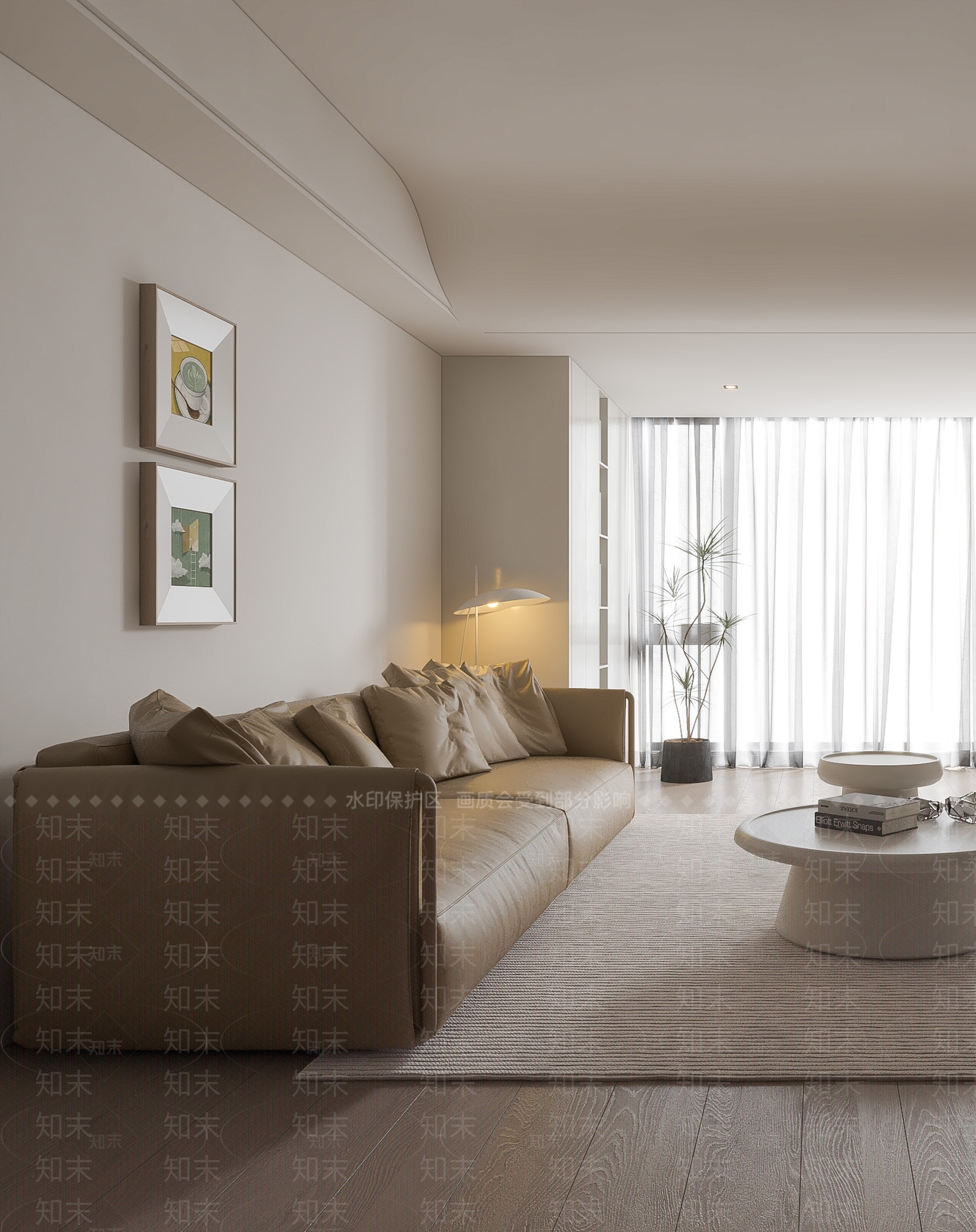 现代影音室3D模型下载【ID:1214360557】