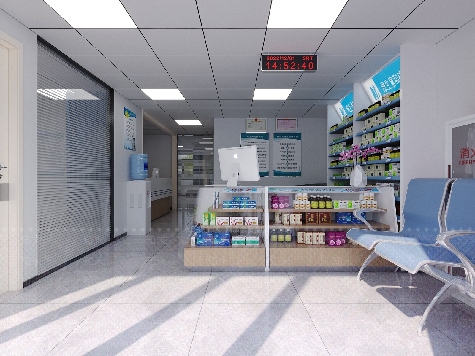 现代诊所3D模型下载【ID:1156378615】