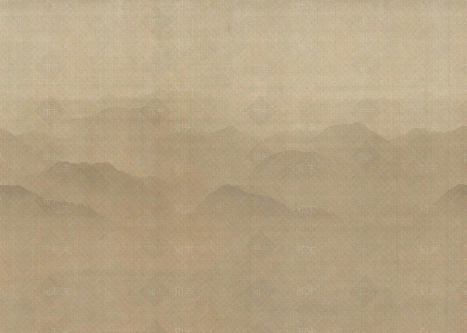 中式山水夹丝玻璃贴图下载【ID:1156386904】