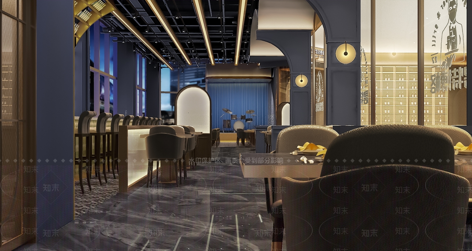 现代酒吧3D模型下载【ID:1156389019】