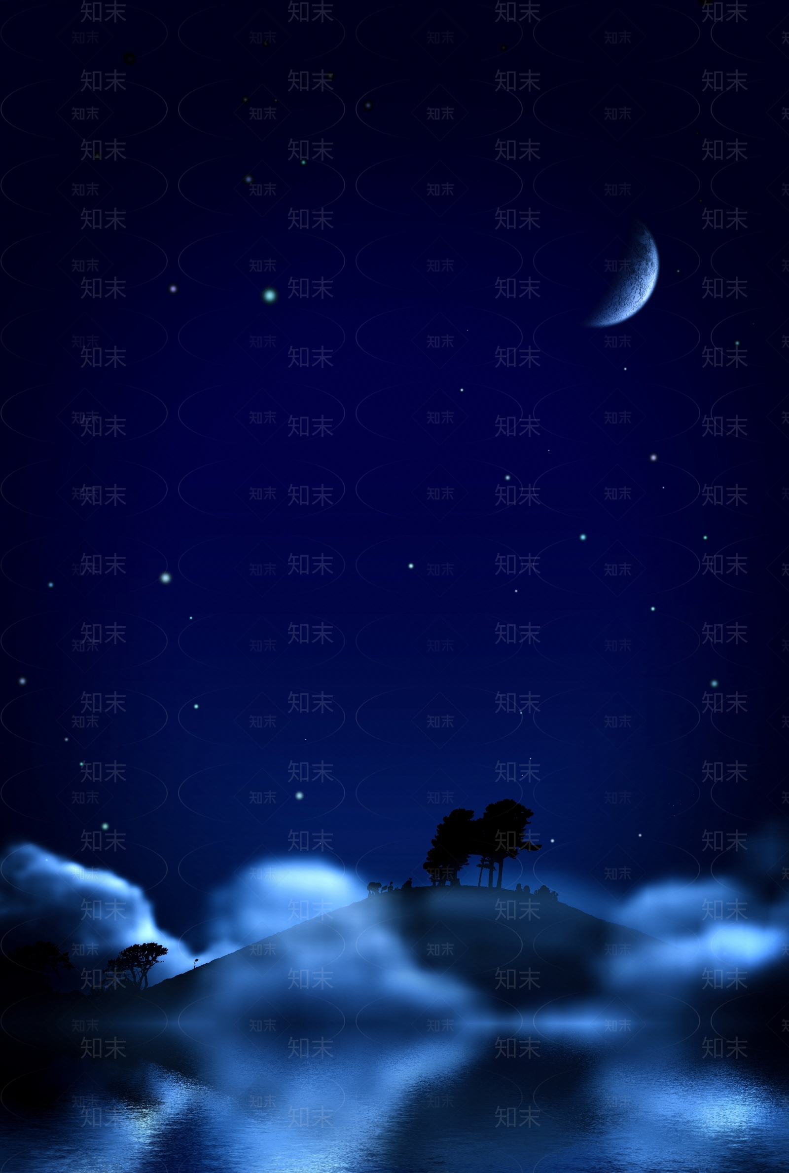 现代星空夜空风景贴图下载【ID:1156400708】