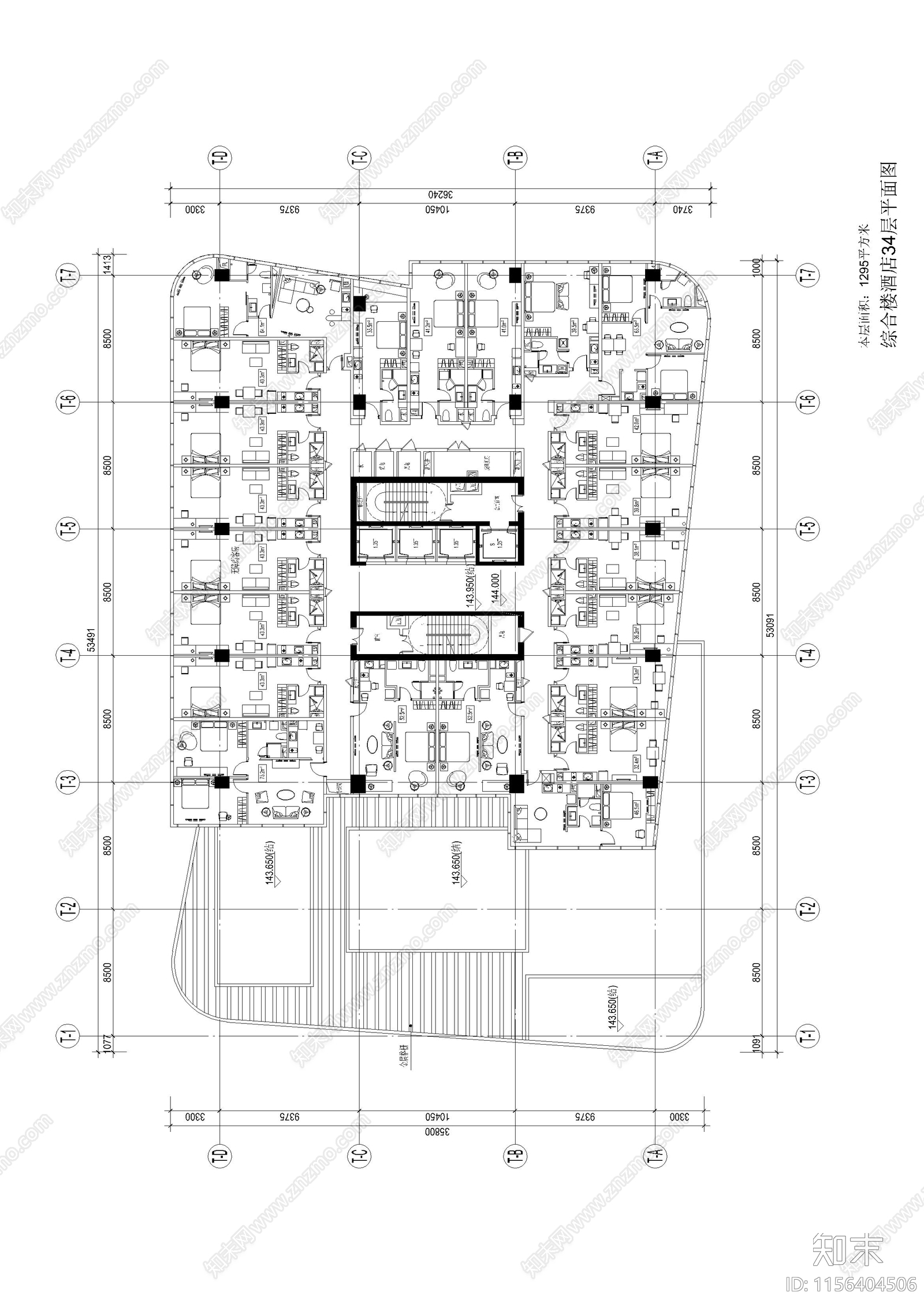 大型商业综合体初步设计cad施工图下载【ID:1156404506】