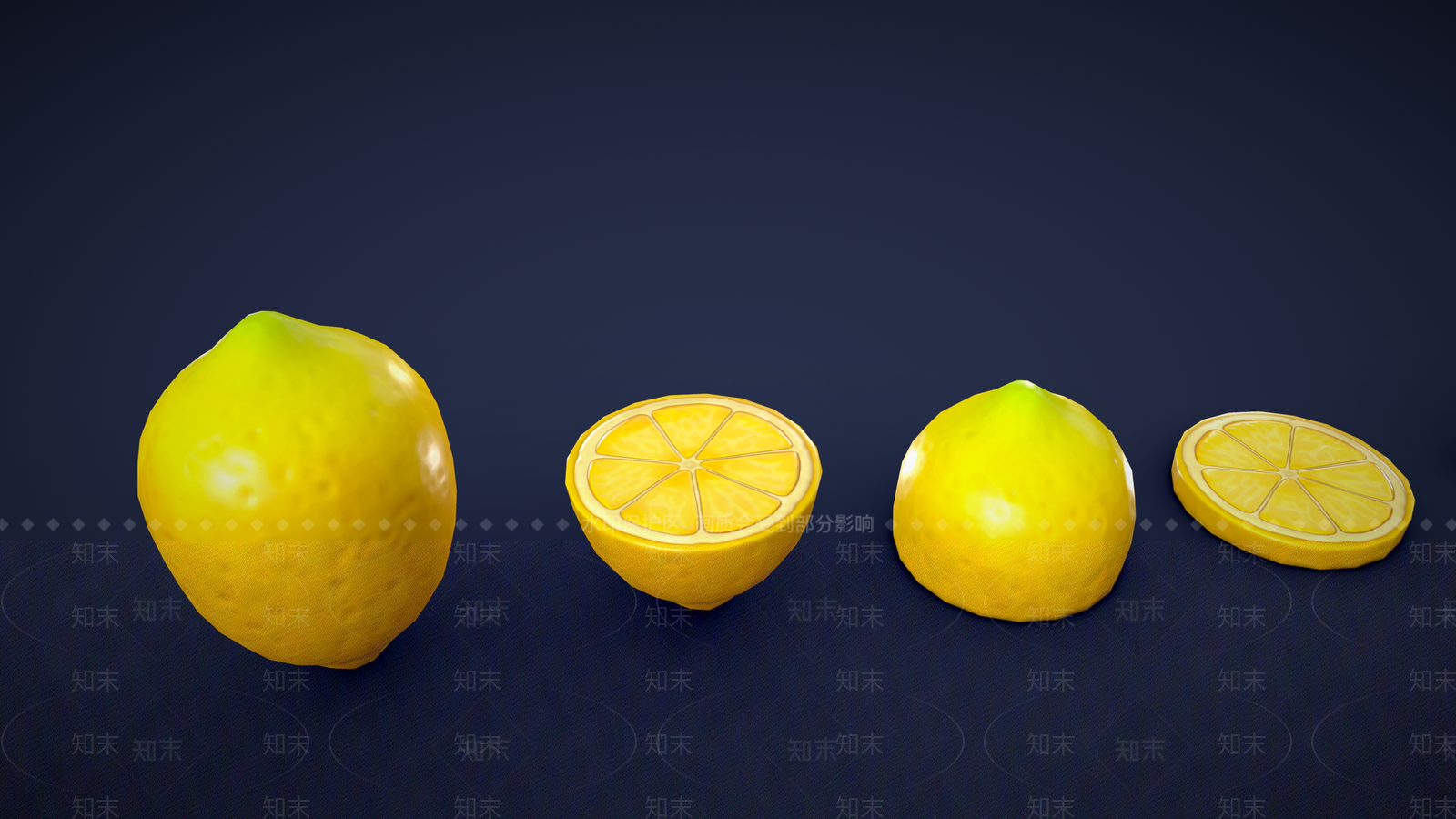 柠檬3D模型下载【ID:1156420747】