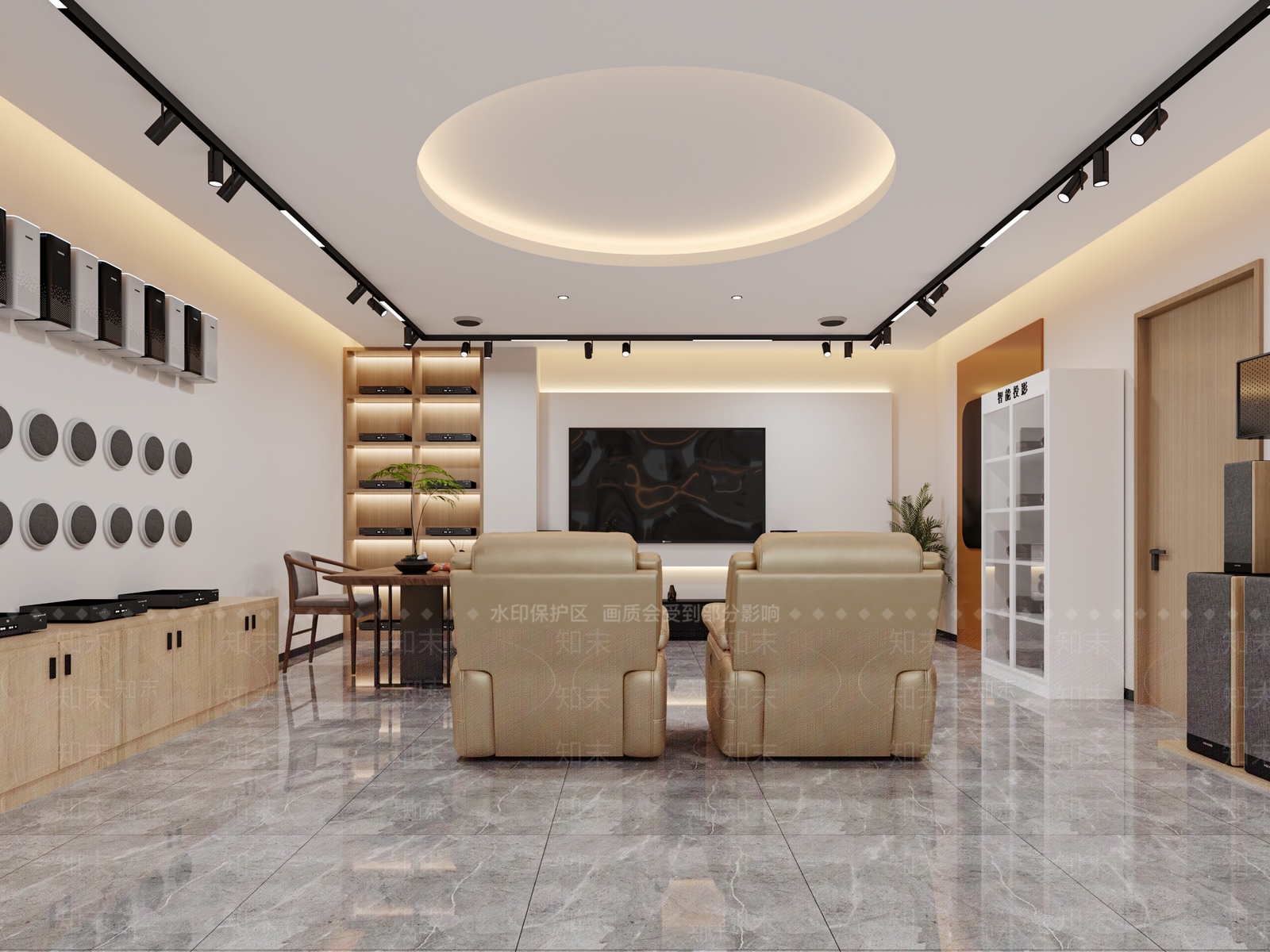 现代音响专卖店3D模型下载【ID:1156435668】