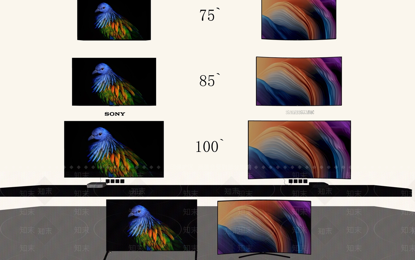 SONYVSSAMNG液晶电视SU模型下载【ID:1156440008】