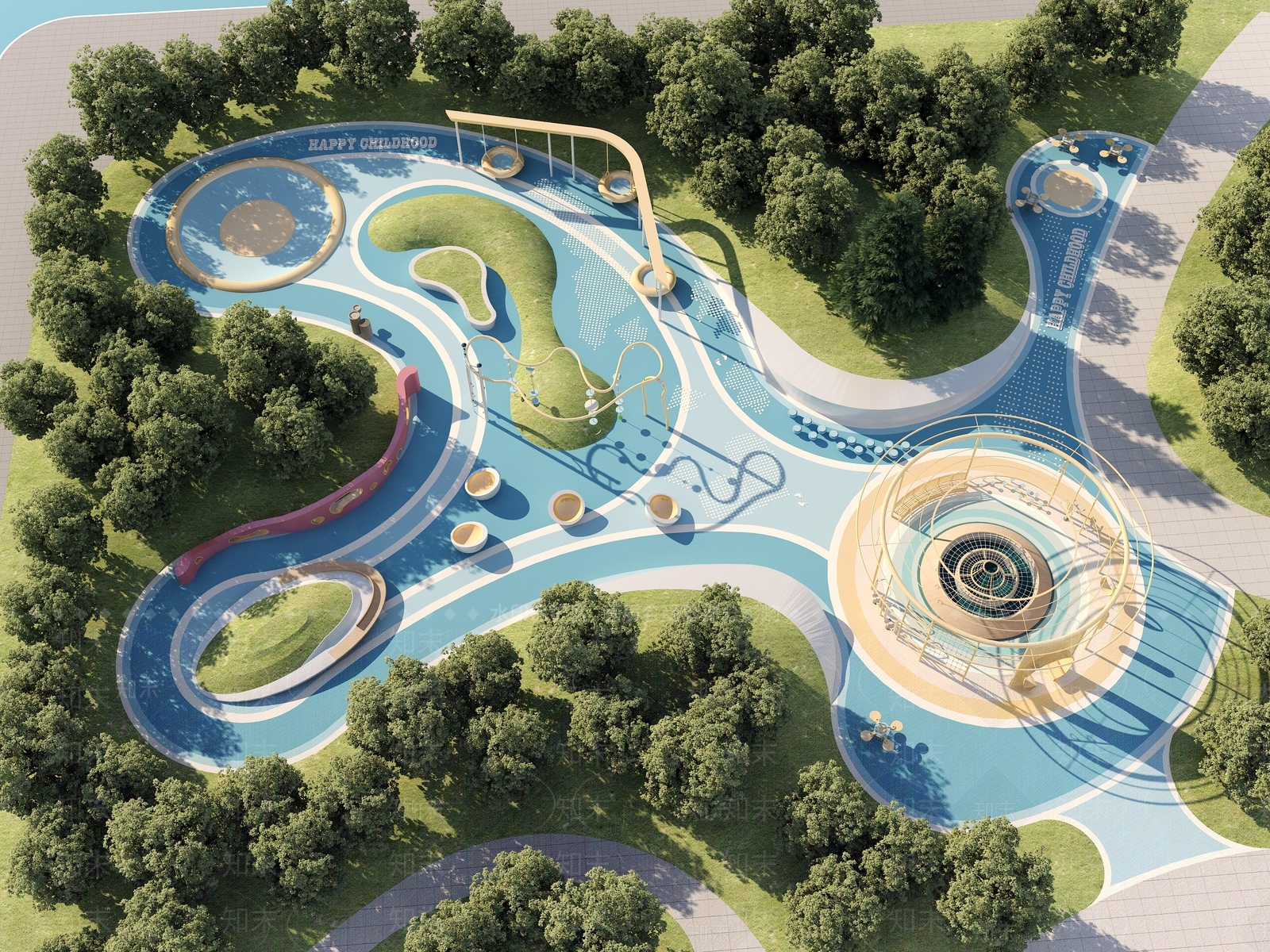 儿童乐园3D模型下载【ID:1156441857】