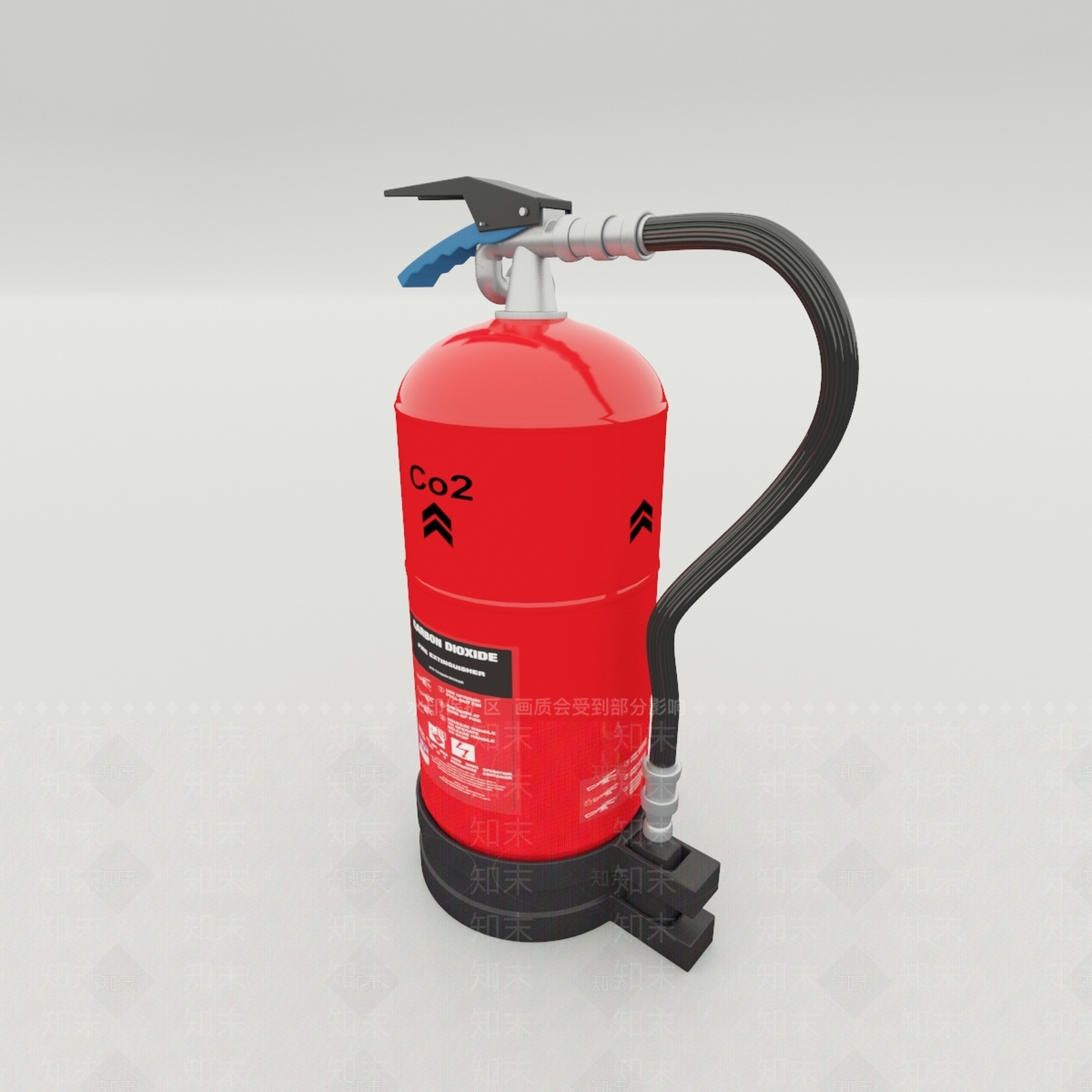 现代灭火器3D模型下载【ID:1156450675】