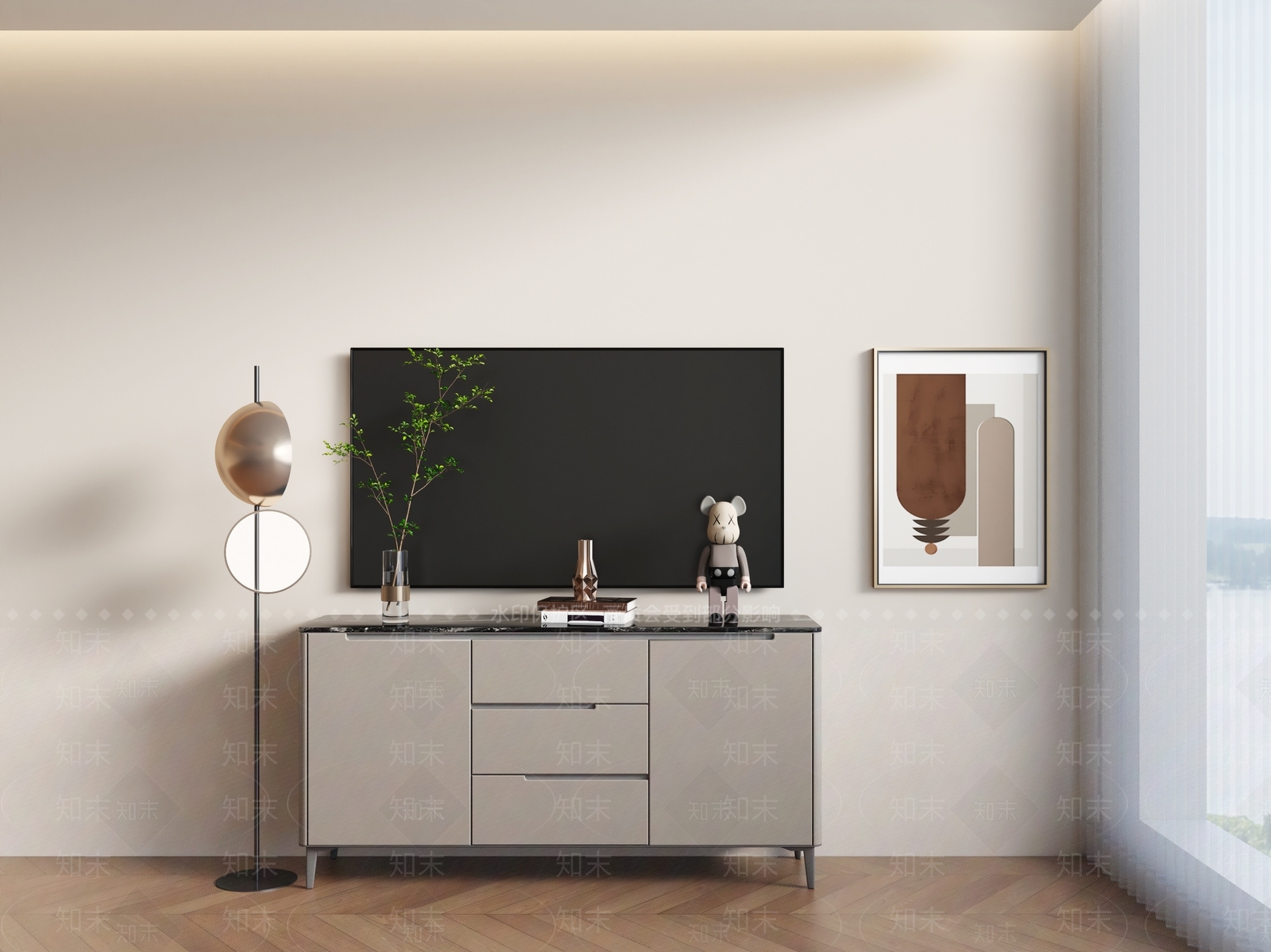 电视机3D模型下载【ID:1156466734】