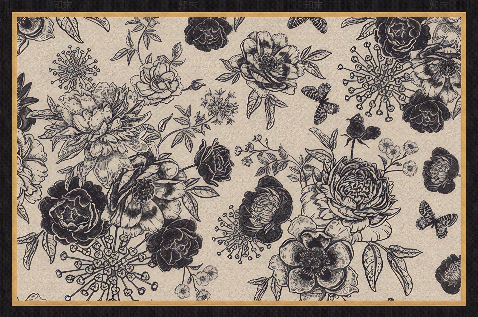 中古风客厅地毯贴图下载【ID:1156469569】