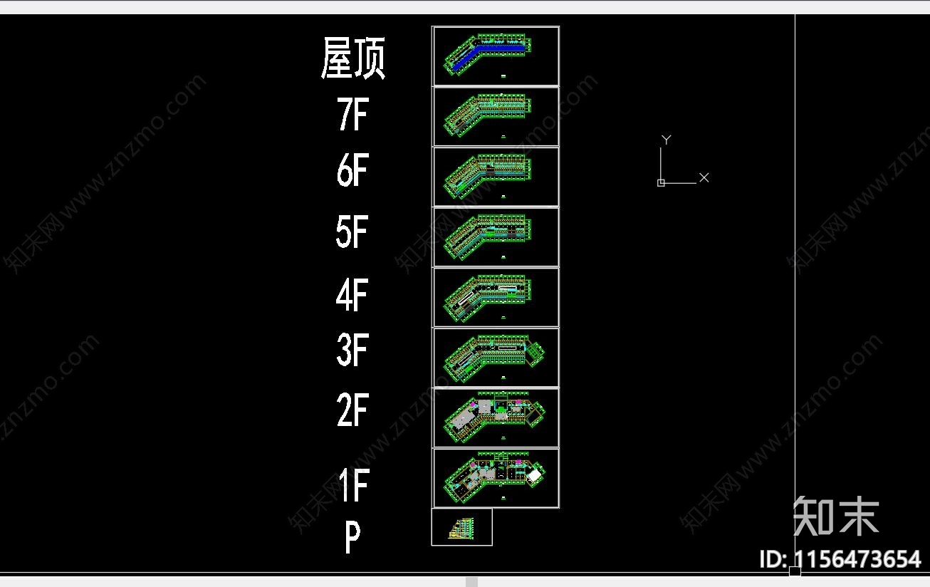 现代酒店方案设计图纸施工图下载【ID:1156473654】