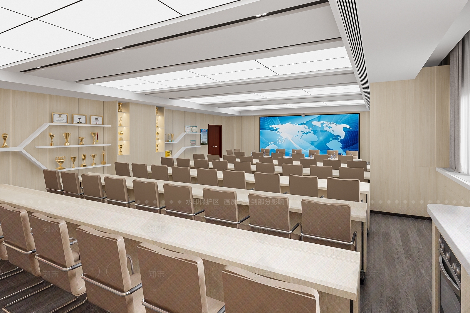 现代学校报告厅3D模型下载【ID:1156475165】
