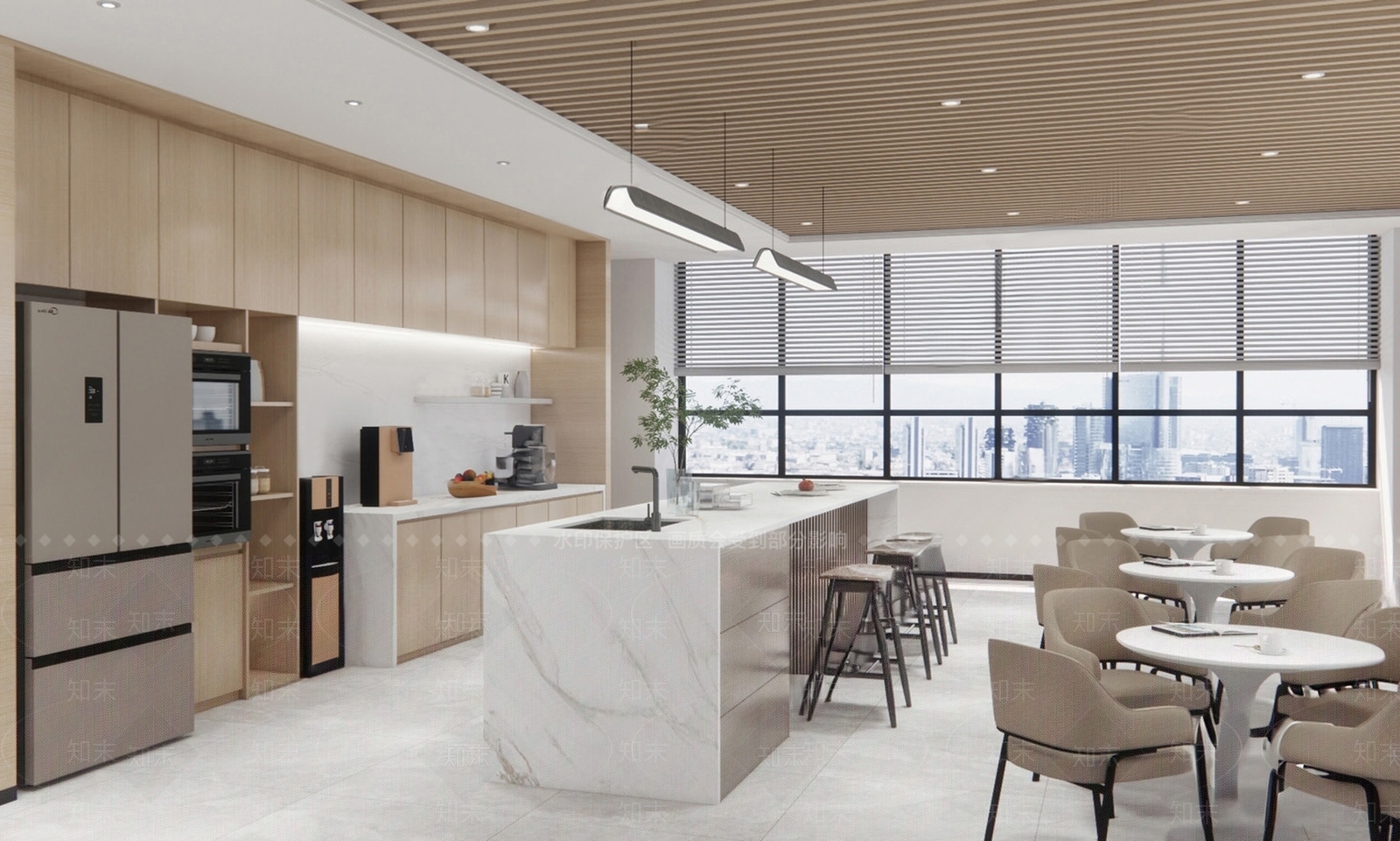 现代茶水间3D模型下载【ID:1156475188】