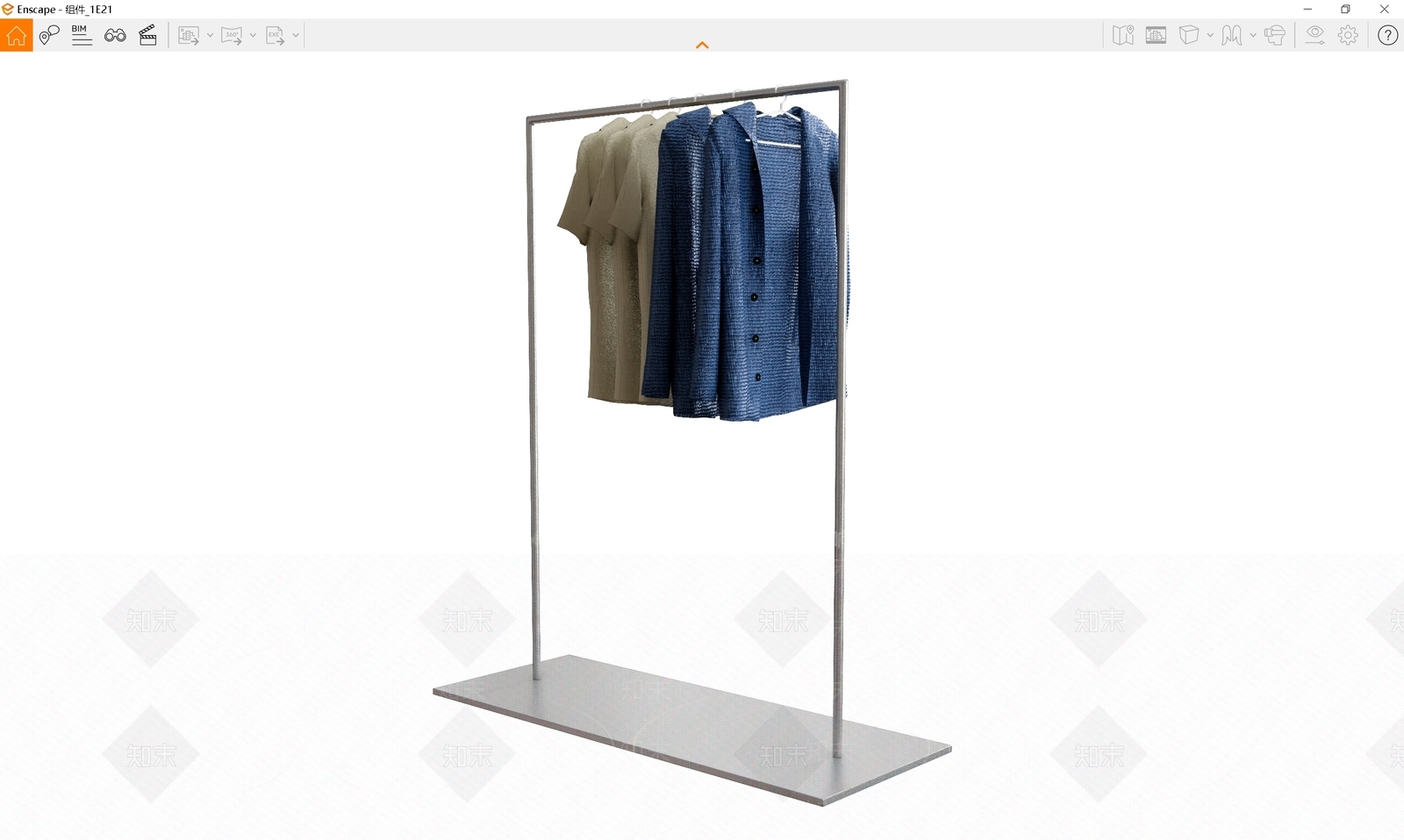 衣服SU模型下载【ID:1156475102】