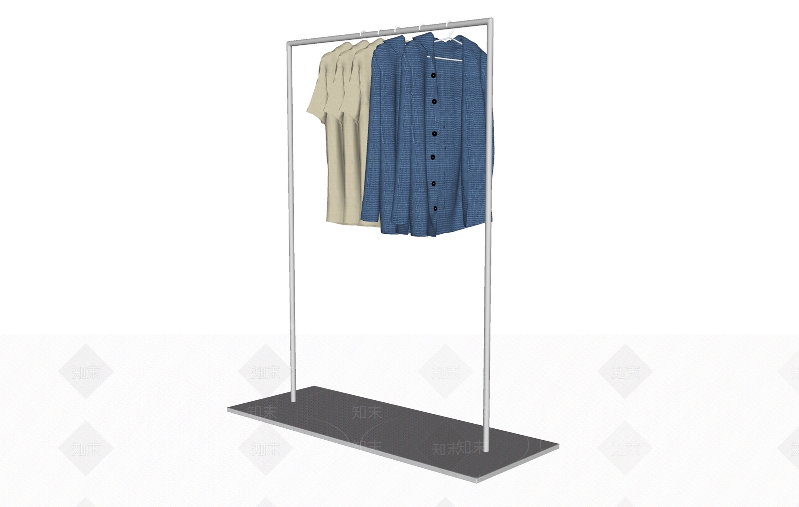 衣服SU模型下载【ID:1156475102】