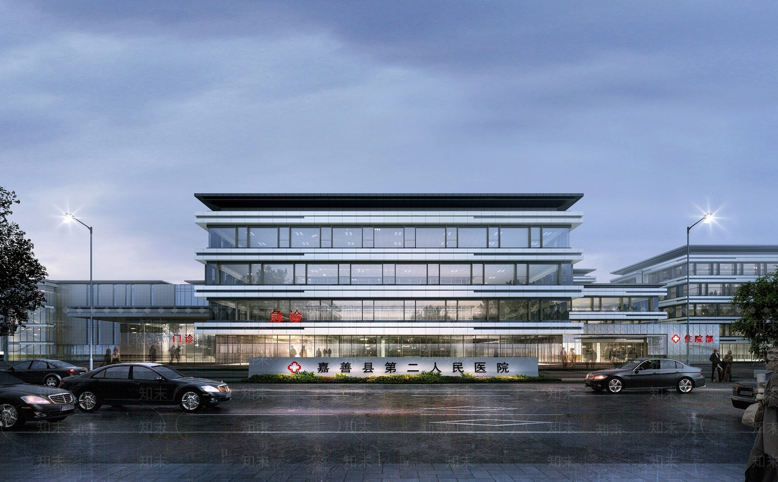 现代医院3D模型下载【ID:1156483365】