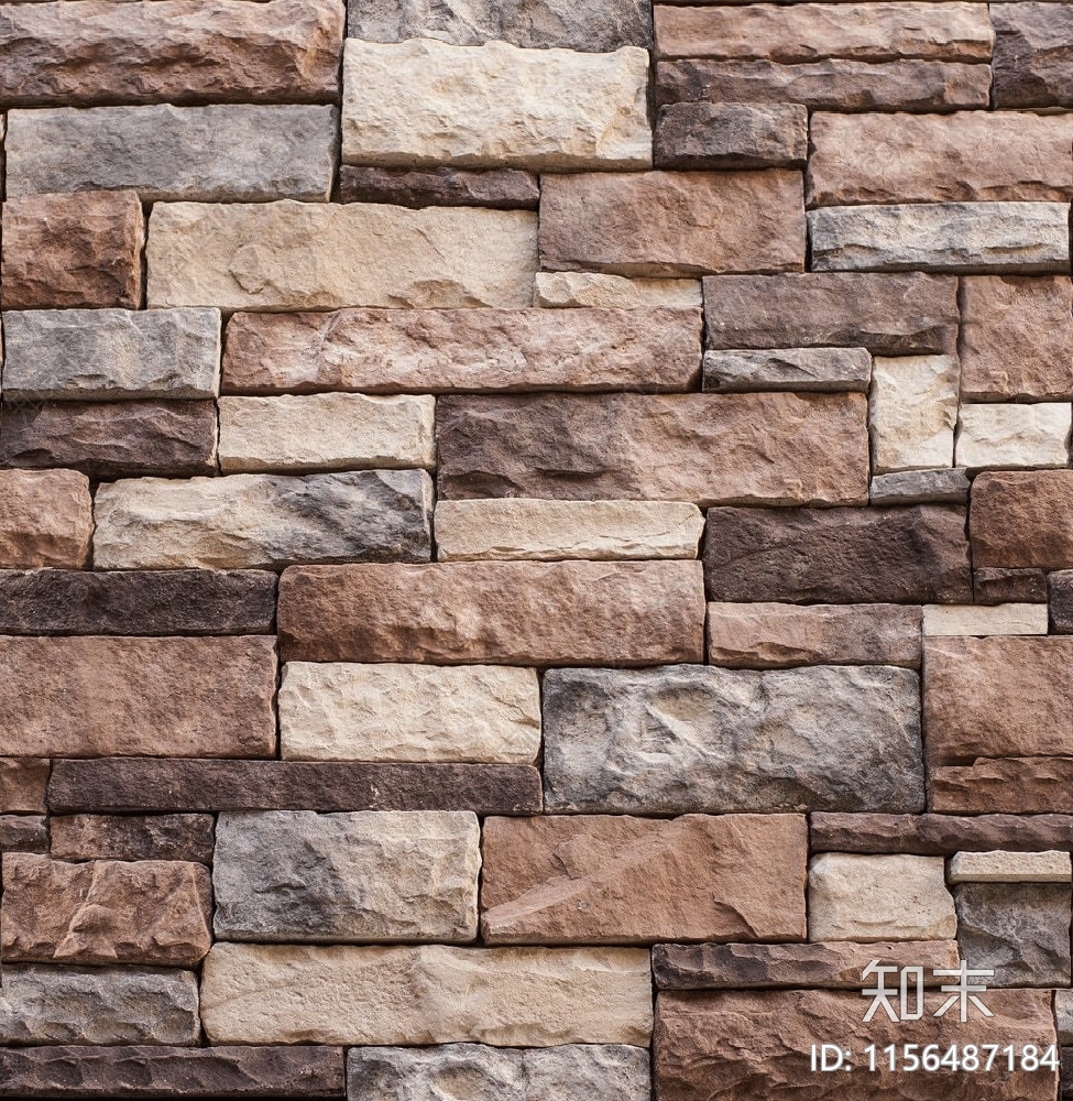 无缝文化石建筑外墙岩石墙面毛石文化石自然岩石贴图下载【ID:1156487184】