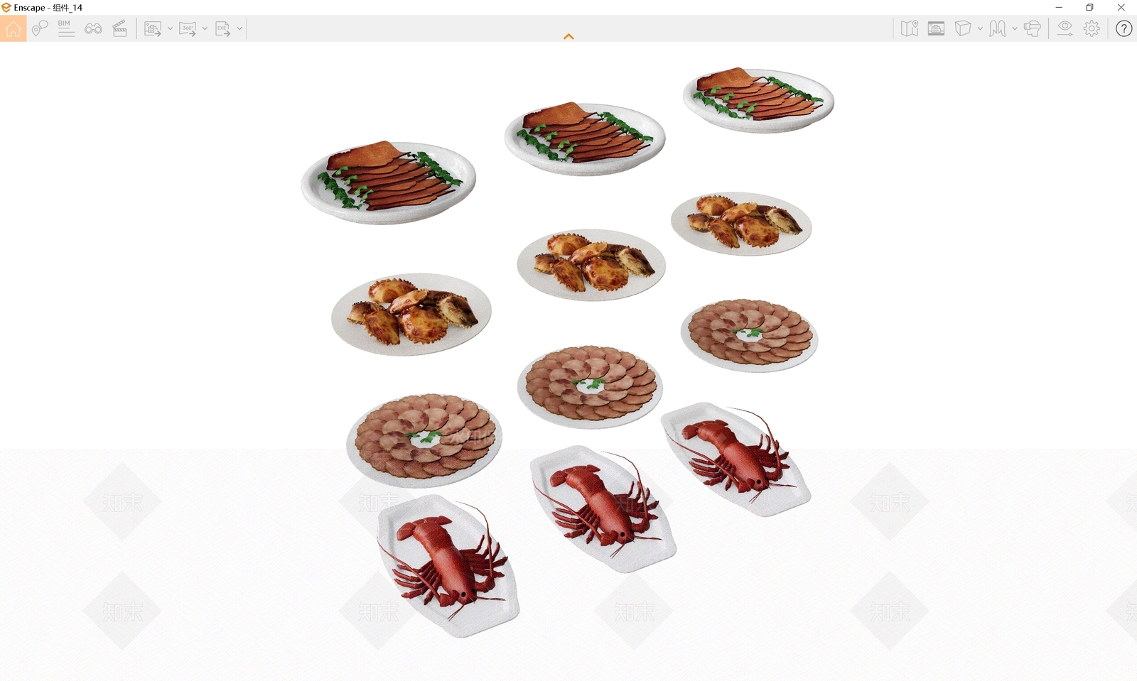 食物SU模型下载【ID:1156490282】