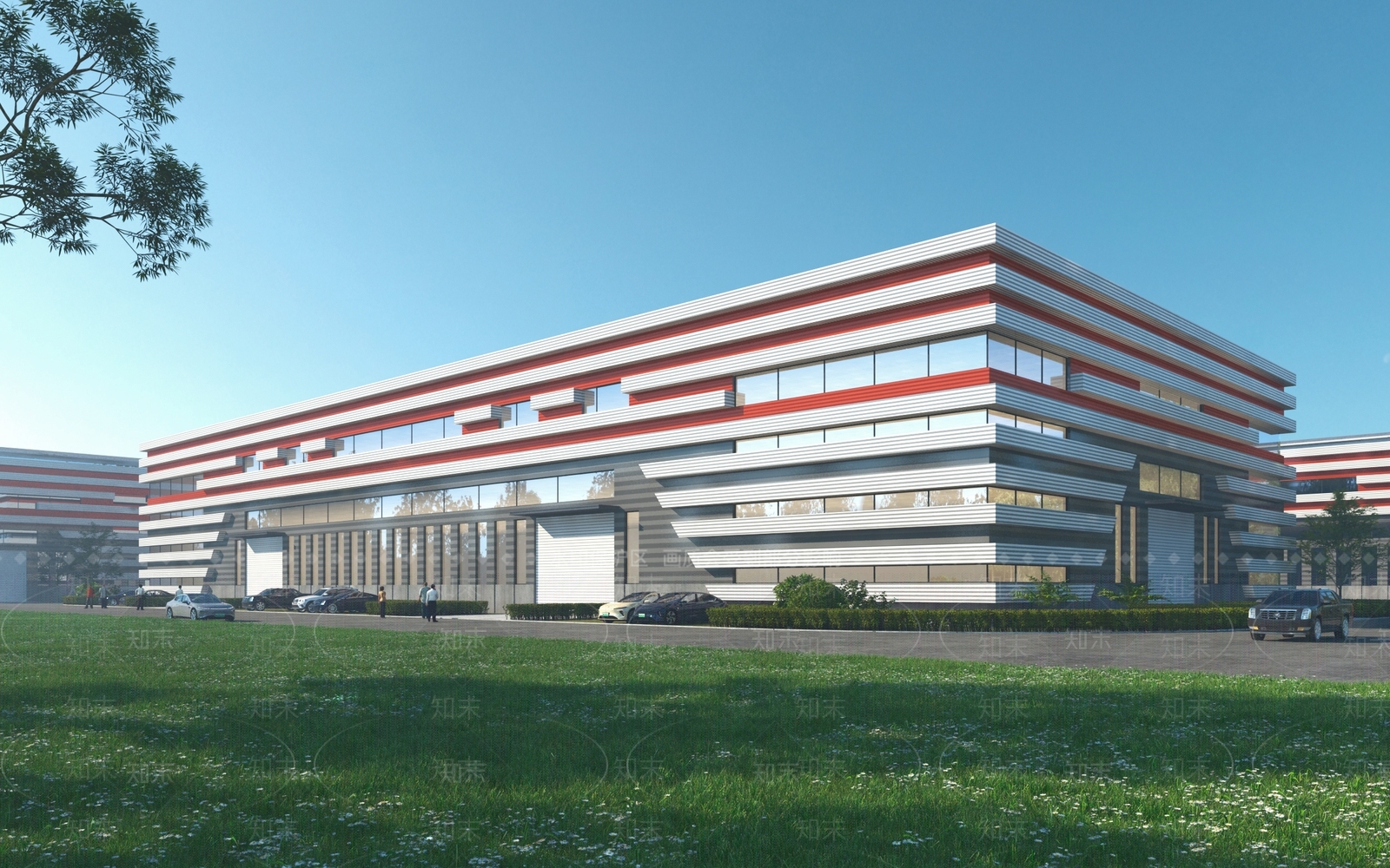 现代厂房3D模型下载【ID:1156491660】