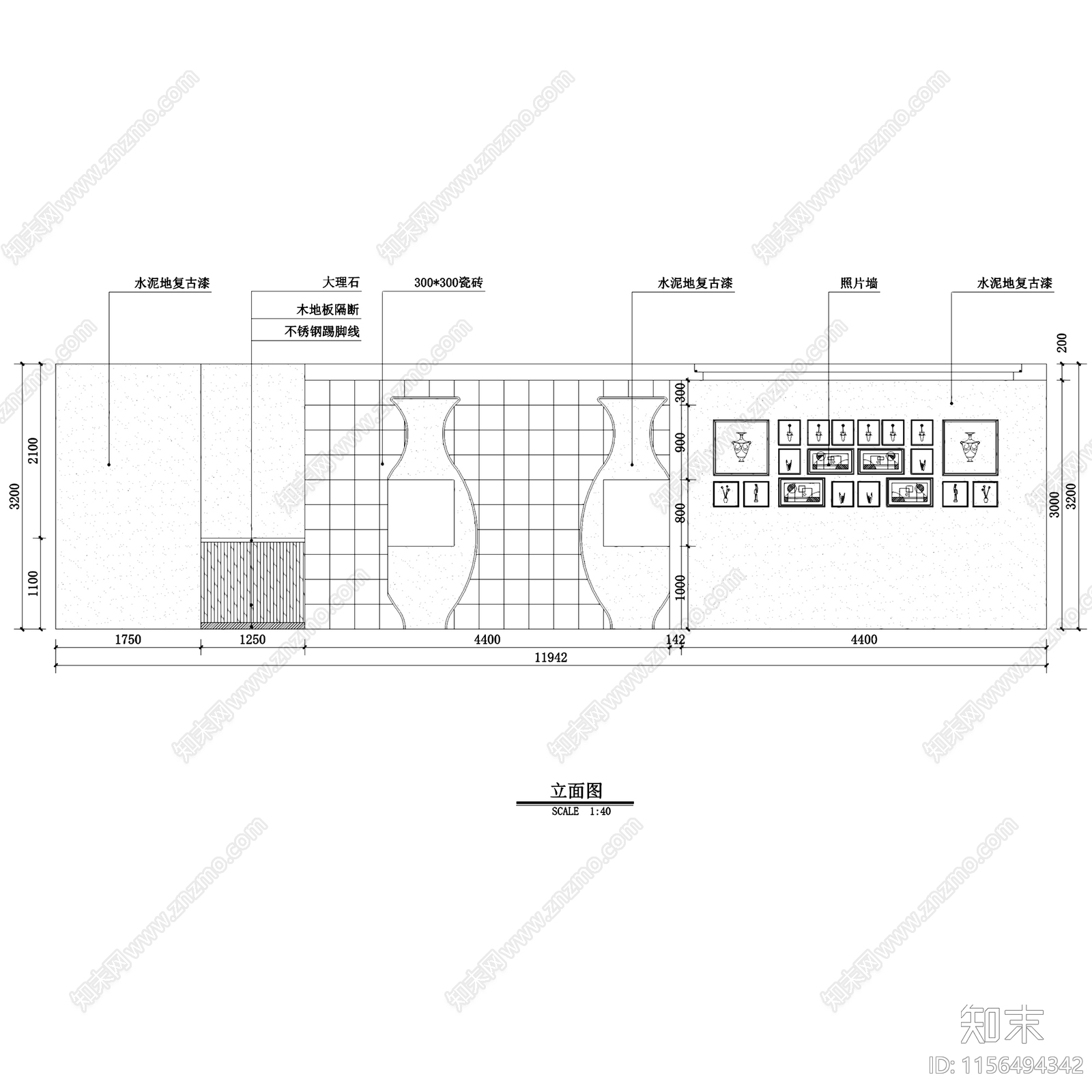 复古工业煌品三汁焖锅东营万达店中餐厅室内工装cad施工图下载【ID:1156494342】