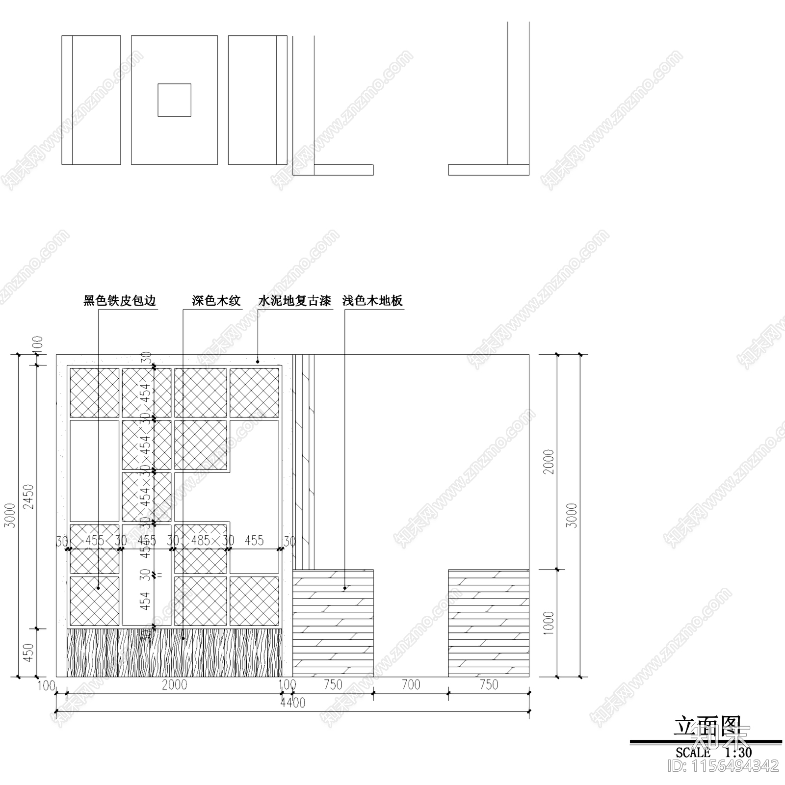 复古工业煌品三汁焖锅东营万达店中餐厅室内工装cad施工图下载【ID:1156494342】