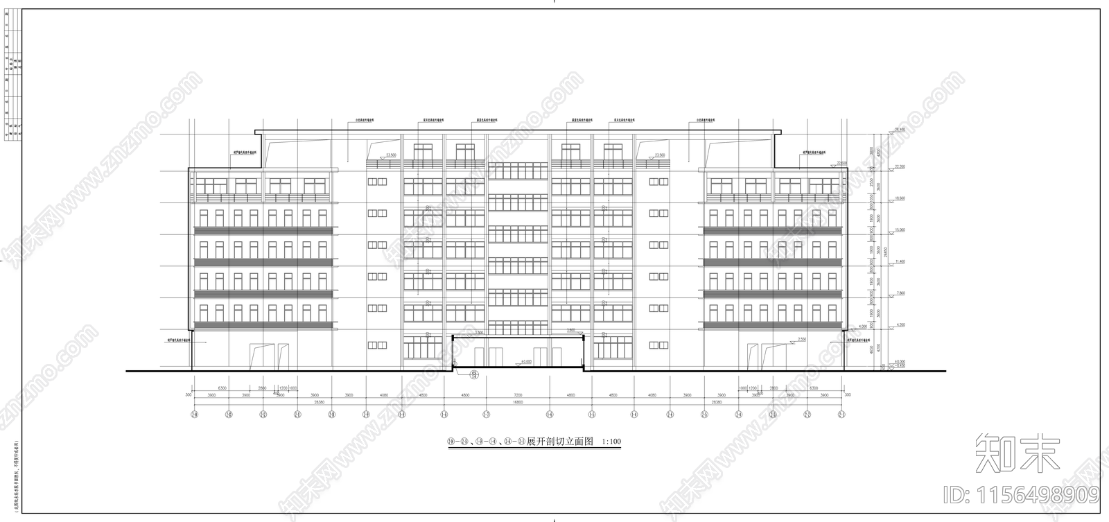 消防教学学校cad施工图下载【ID:1156498909】