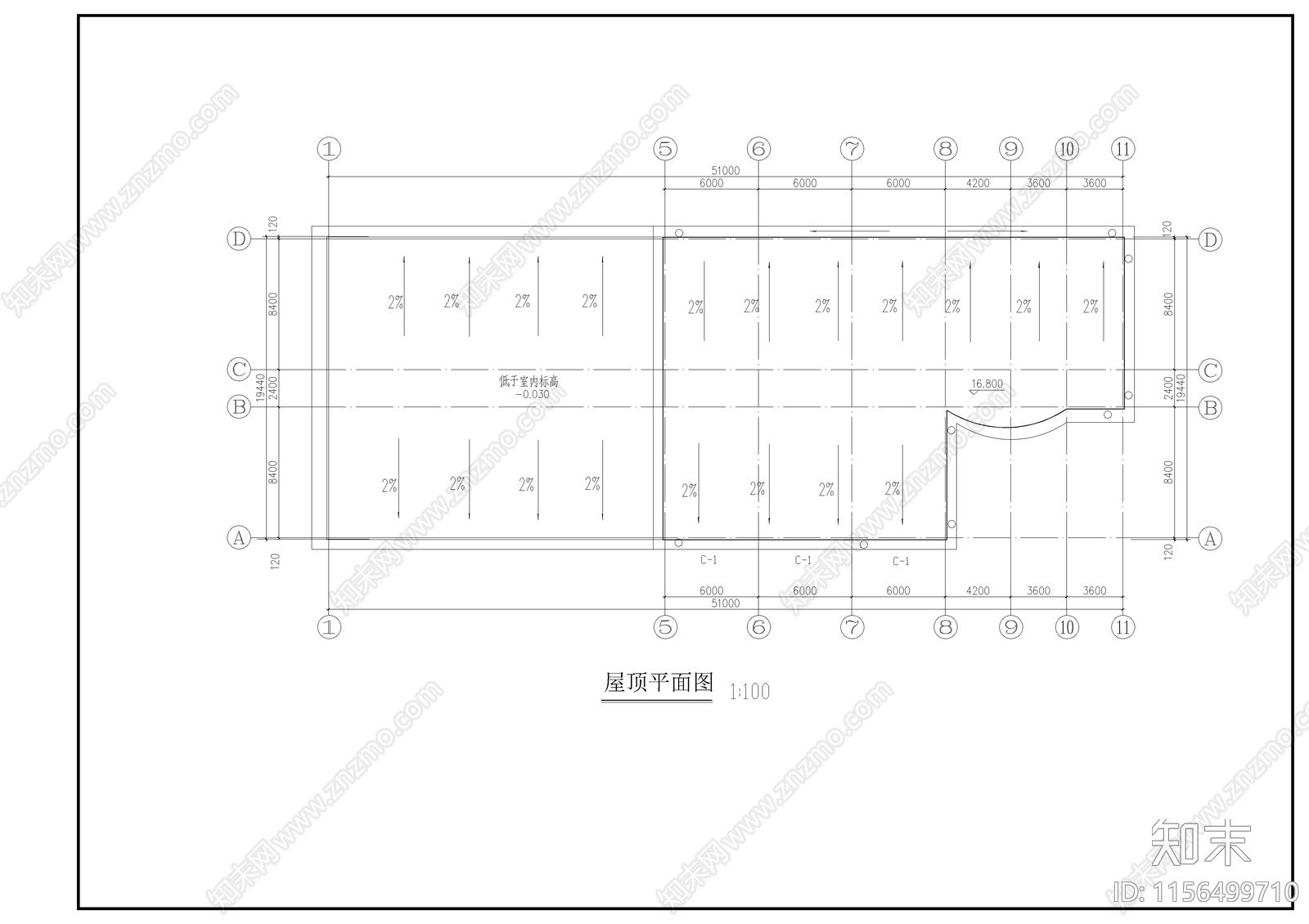 小学教学楼建筑cad施工图下载【ID:1156499710】