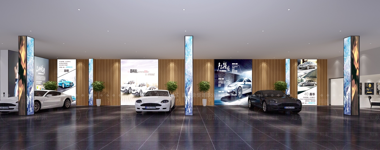 现代汽车店3D模型下载【ID:1156510104】