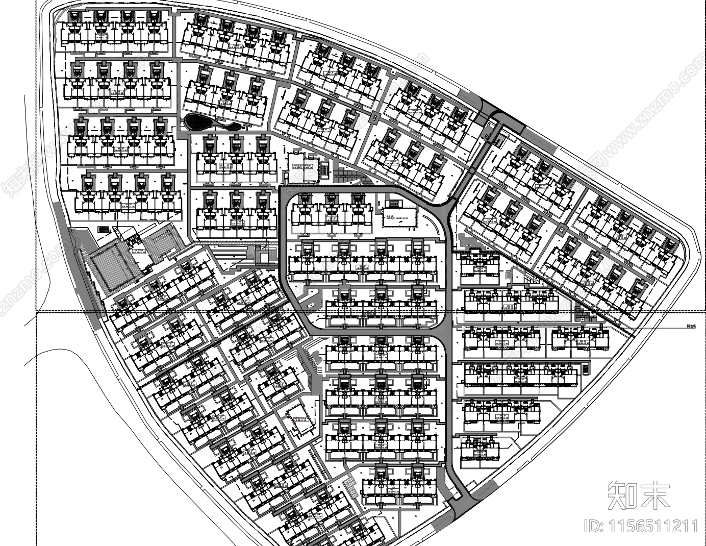 南京旭辉G54地块居住区景观施工图下载【ID:1156511211】