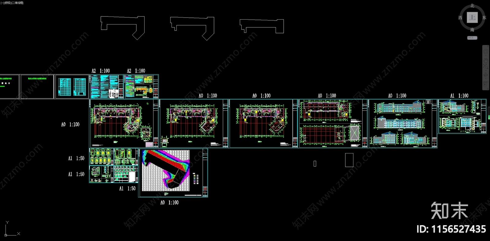 幼儿园cad施工图下载【ID:1156527435】