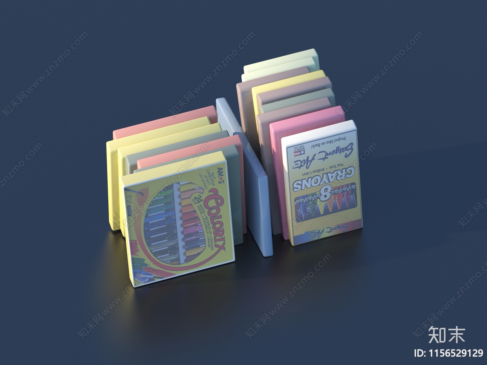 现代画具3D模型下载【ID:1156529129】