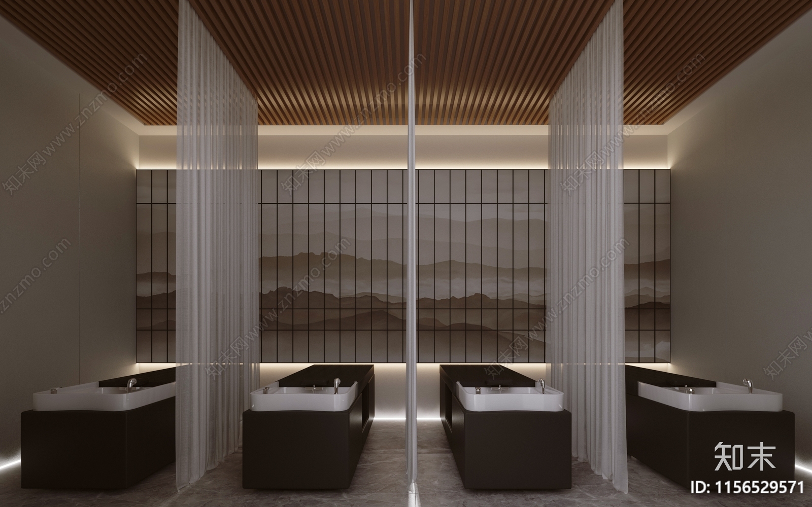现代美发店3D模型下载【ID:1156529571】