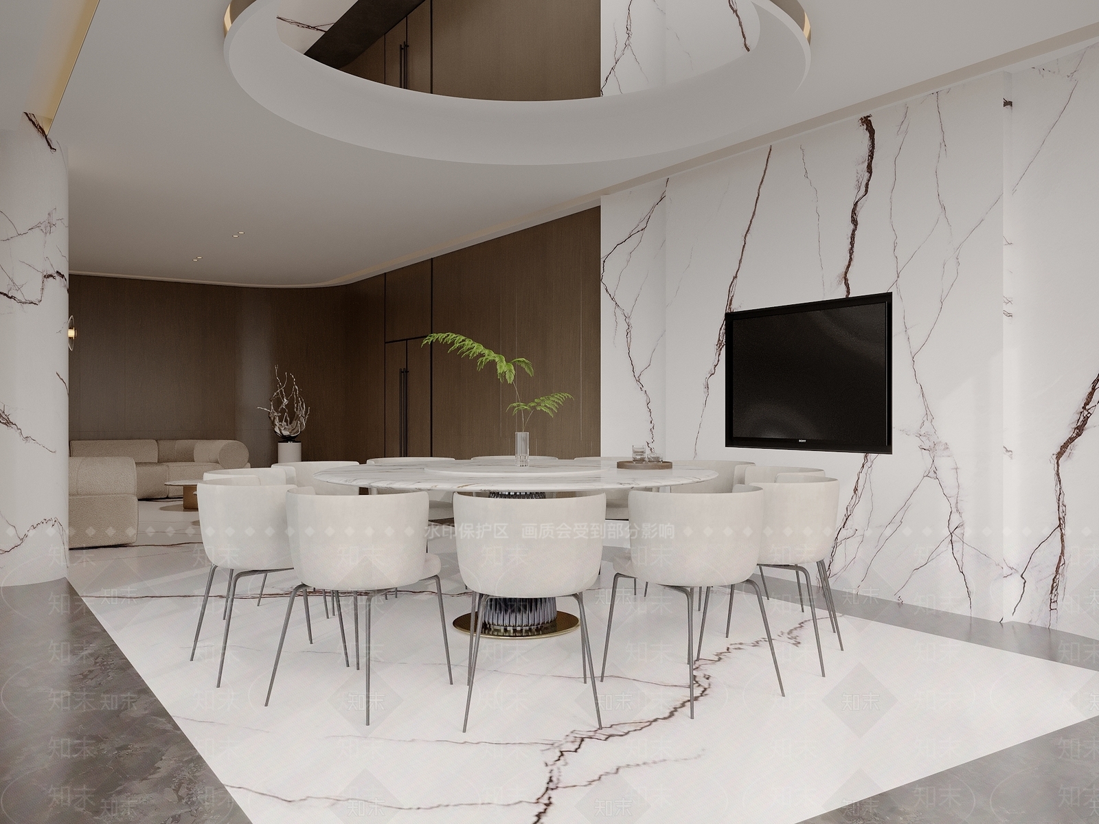 现代会议室3D模型下载【ID:1156530204】