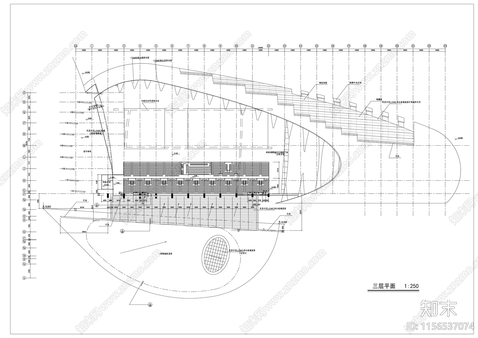 南京某游泳馆建筑方案图施工图下载【ID:1156537074】