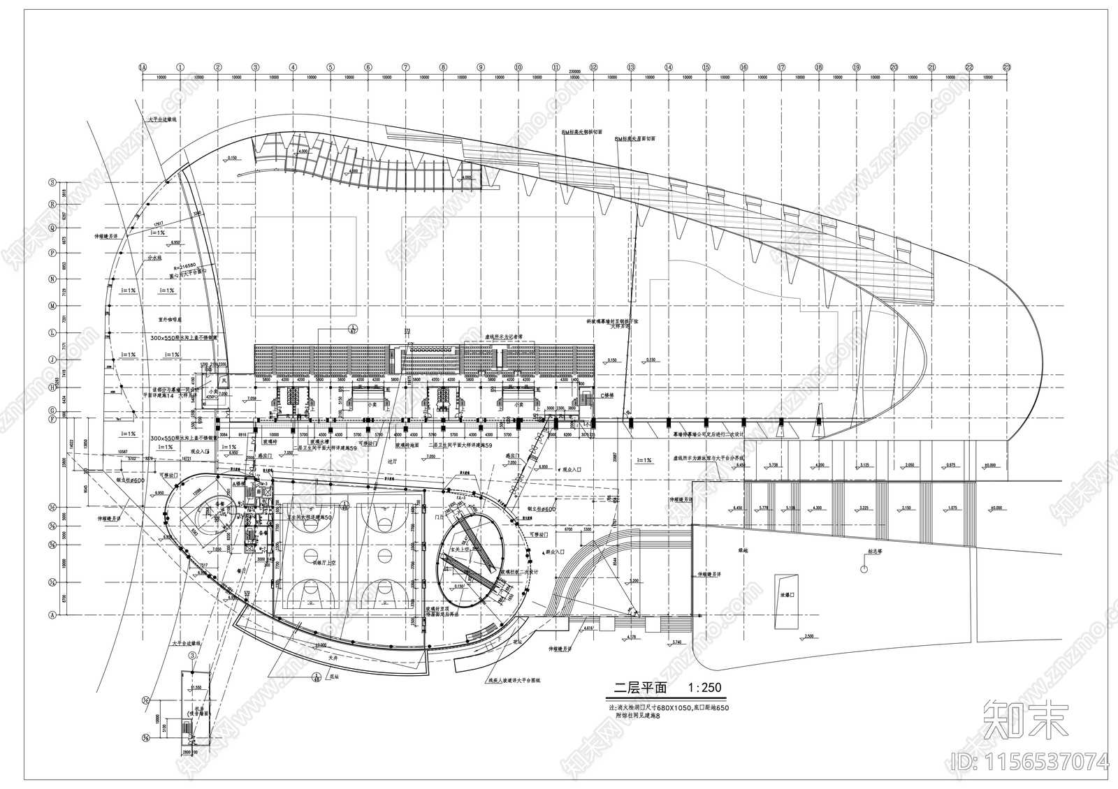 南京某游泳馆建筑方案图施工图下载【ID:1156537074】