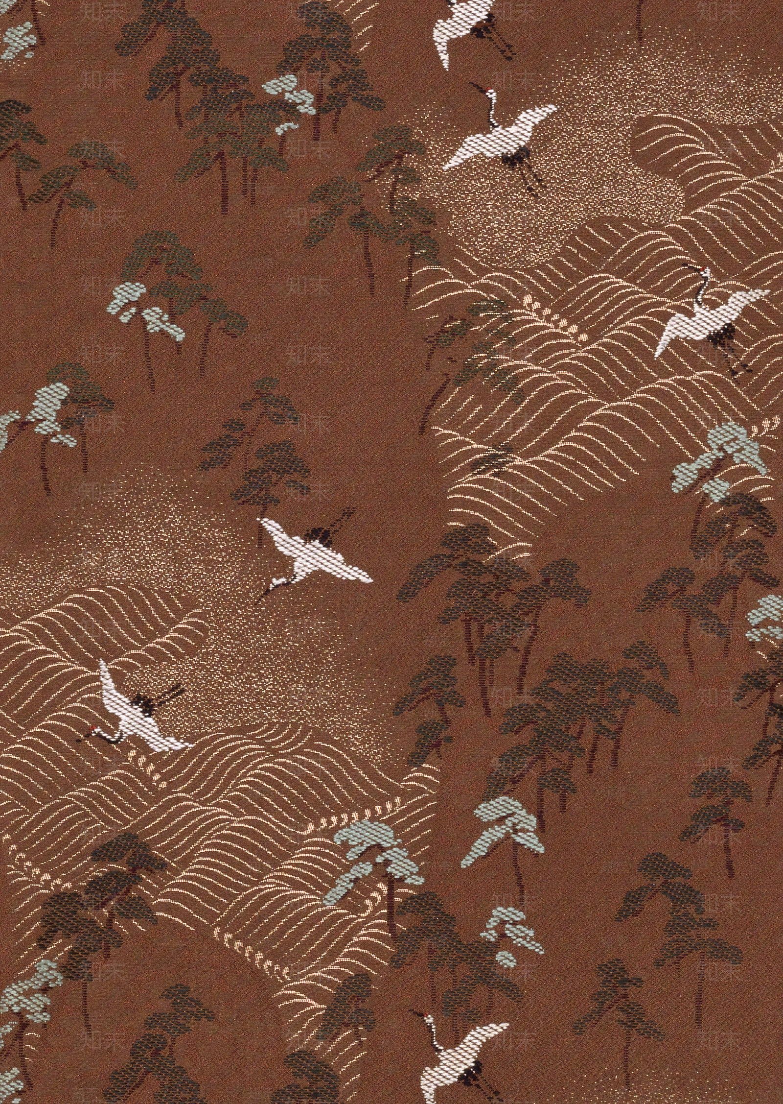 中式传统印花花纹布料贴图下载【ID:1156538775】