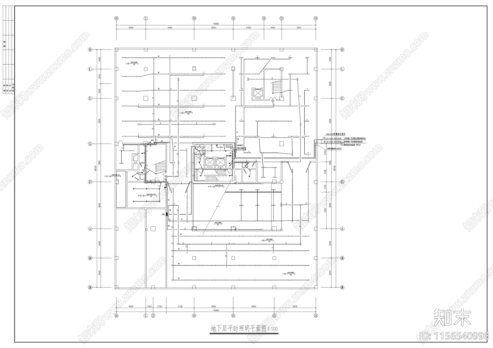 某商业用房配电系统全套设计图施工图下载【ID:1156540996】