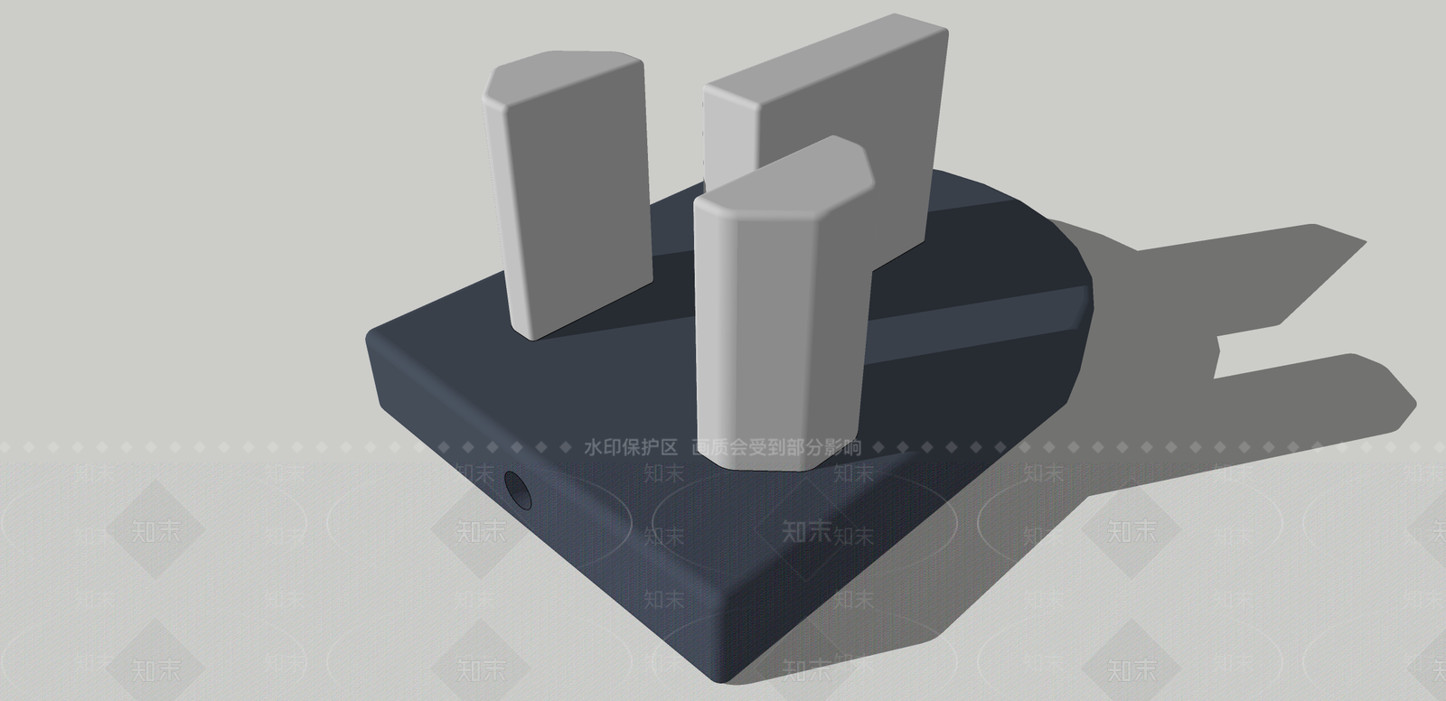 现代三线插头SU模型下载【ID:1156551757】